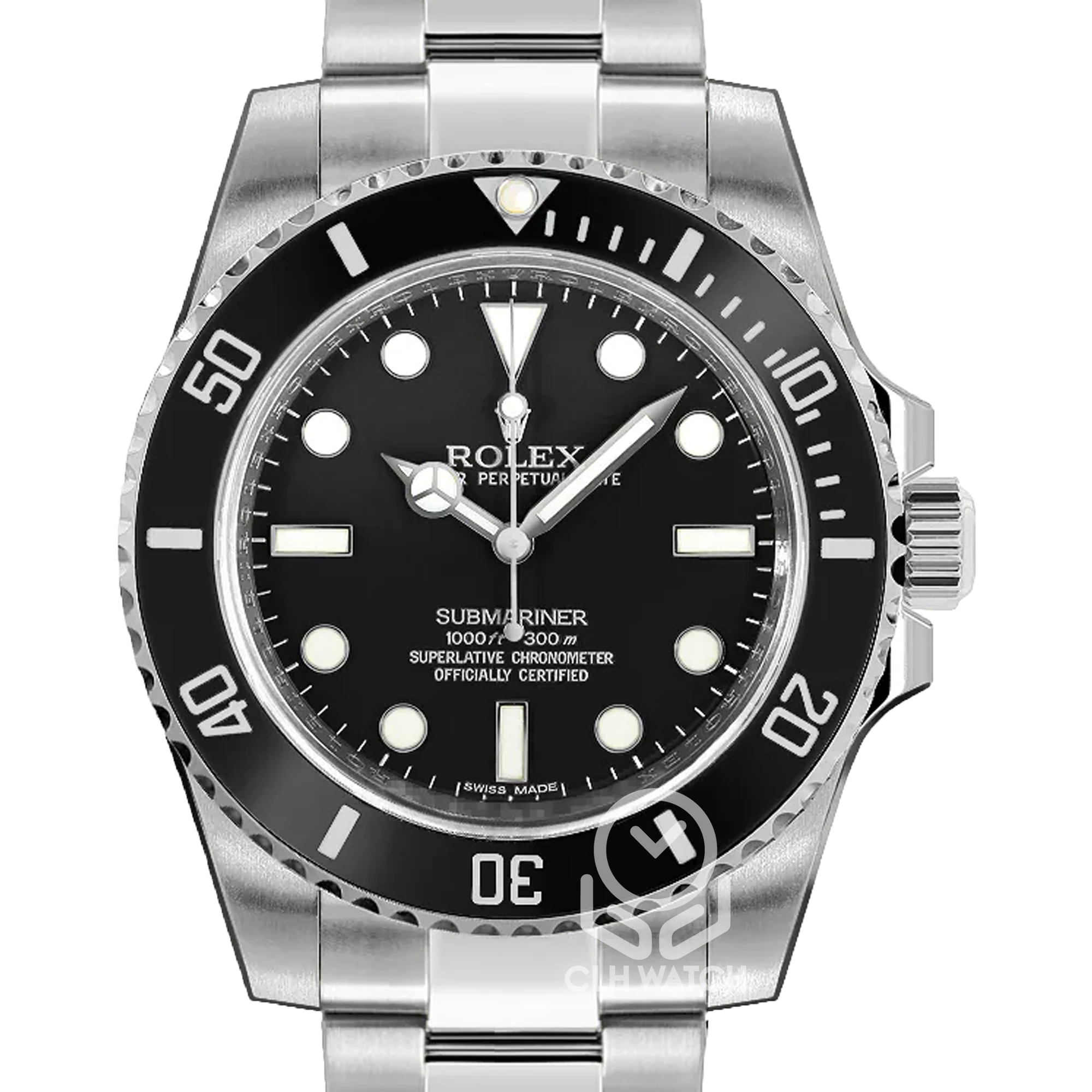 Rolex Submariner 114060 No Calendar Black Water Ghost Diving Watch 40mm (Exchanged)