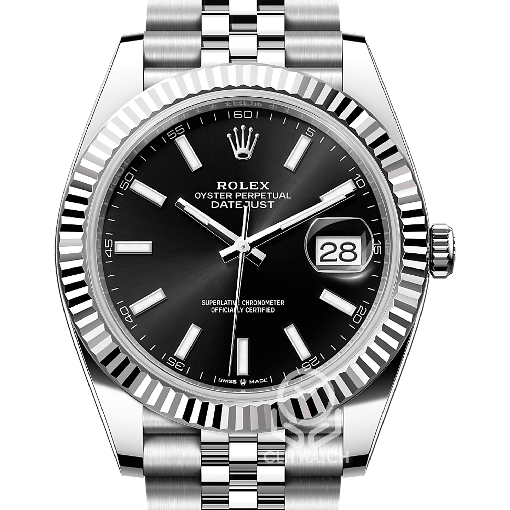 Rolex 勞力士 Datejust 41系列 126334 白金太陽圈 黑面 DJ41 41mm 2022年 台灣公司貨 95%新