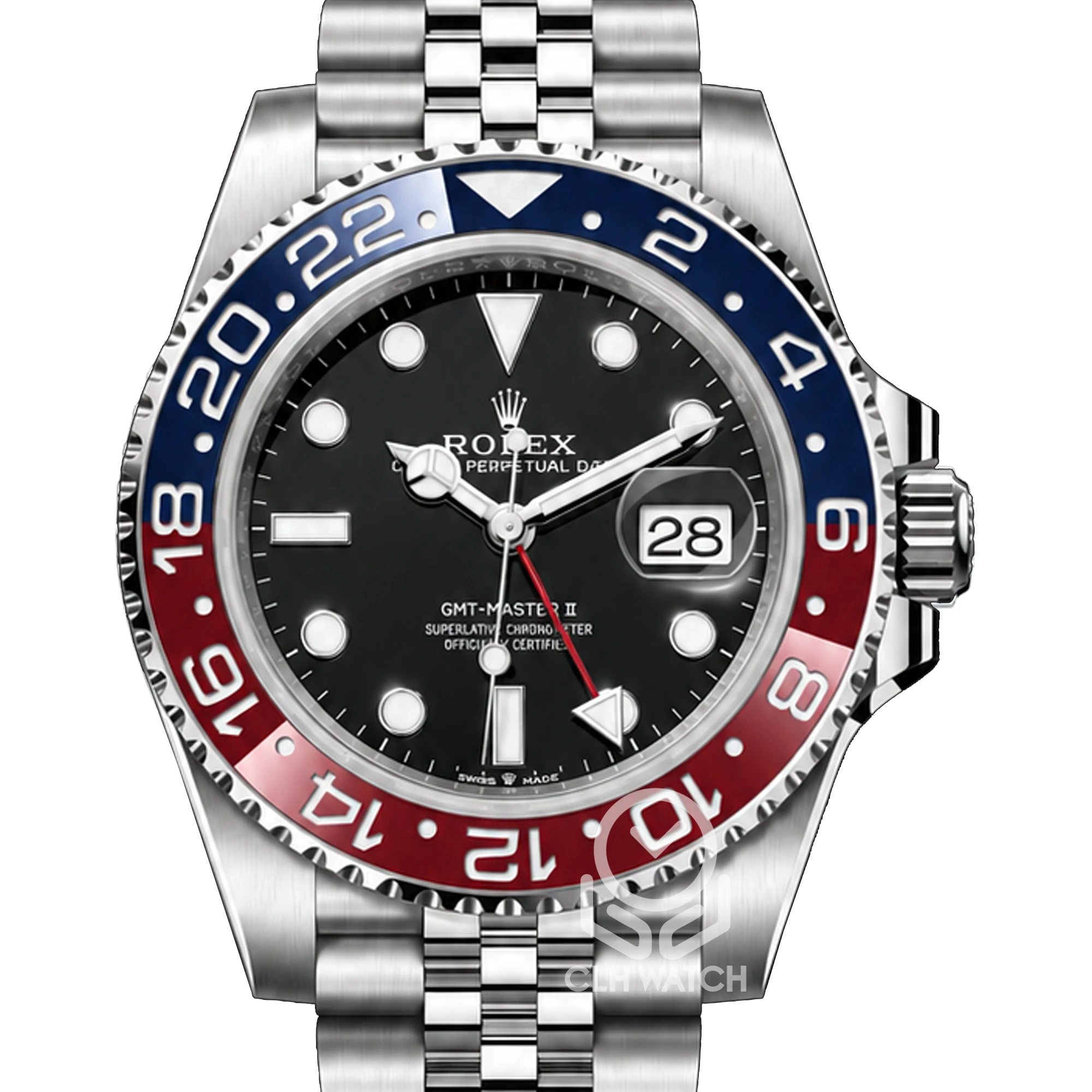 Rolex 勞力士 GMT-Master II 126710BLRO 百事圈 黑面 40mm 2019年 95%新