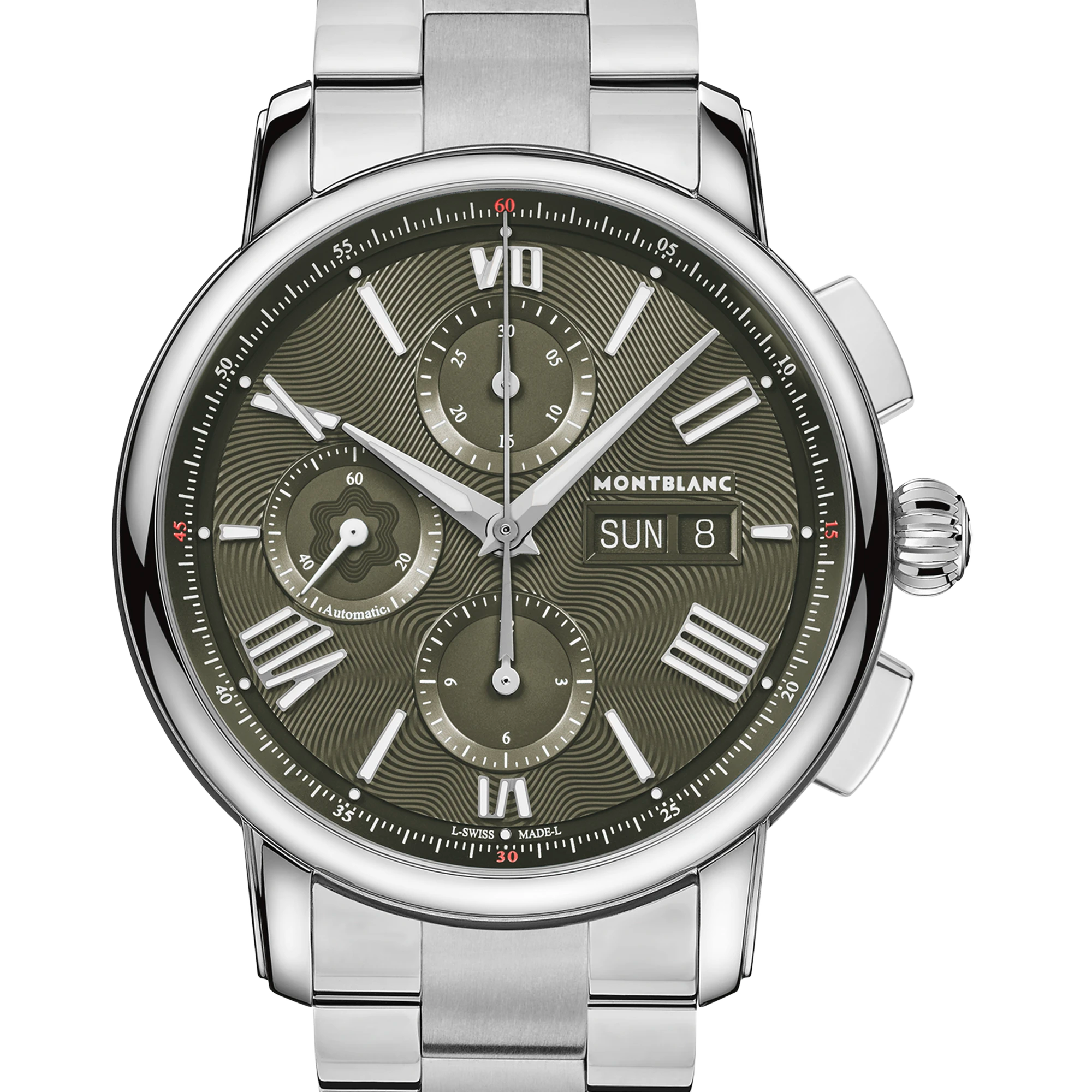 Montblanc 萬寶龍 Star Legacy 綠面經典明星傳承系列 星期日期顯示計時碼錶 限量版 800 枚 132951 2025年 43mm