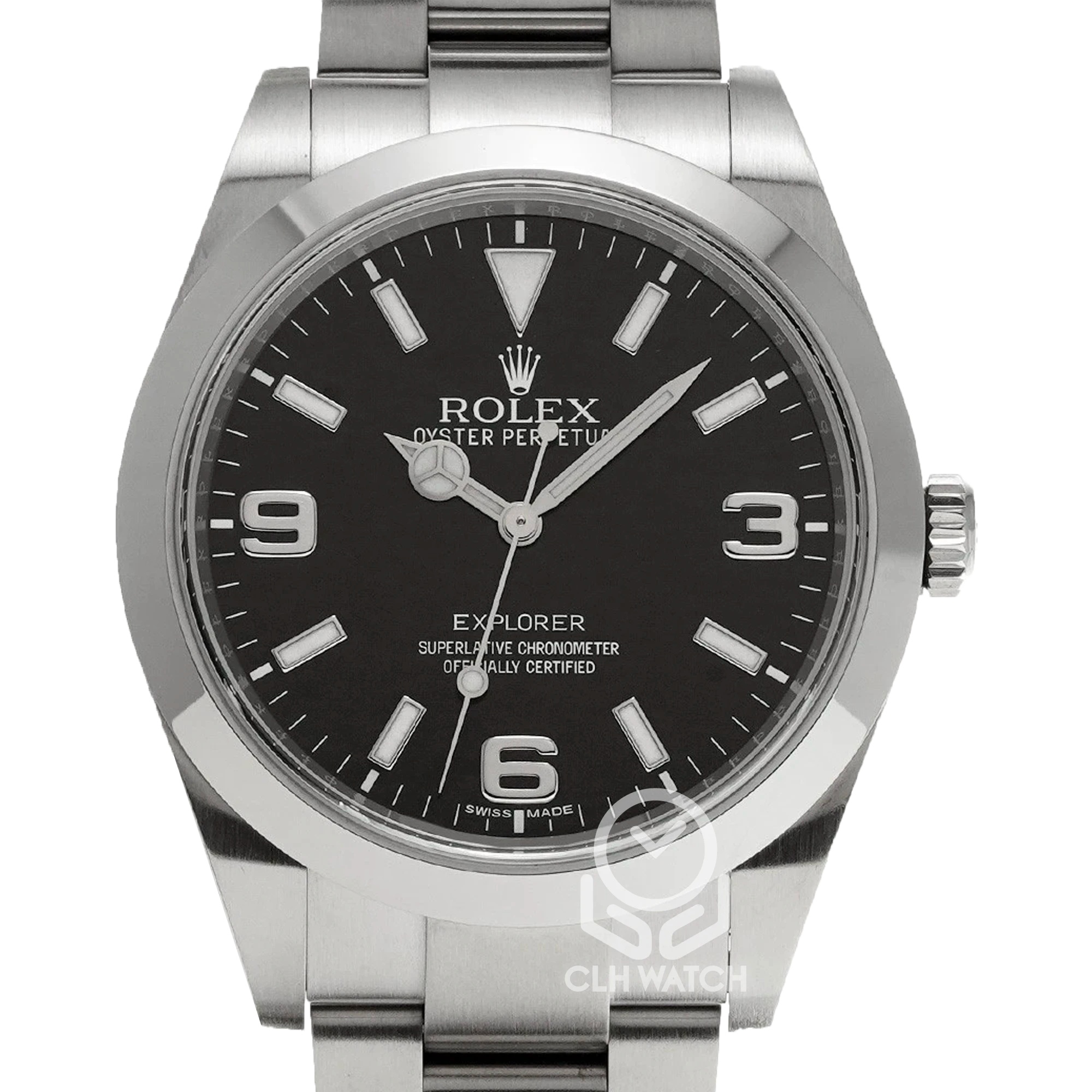 Rolex 勞力士 Explorer I 探險家一 MK1 白金369 214270 39mm 2014年二代白綠卡 95%新