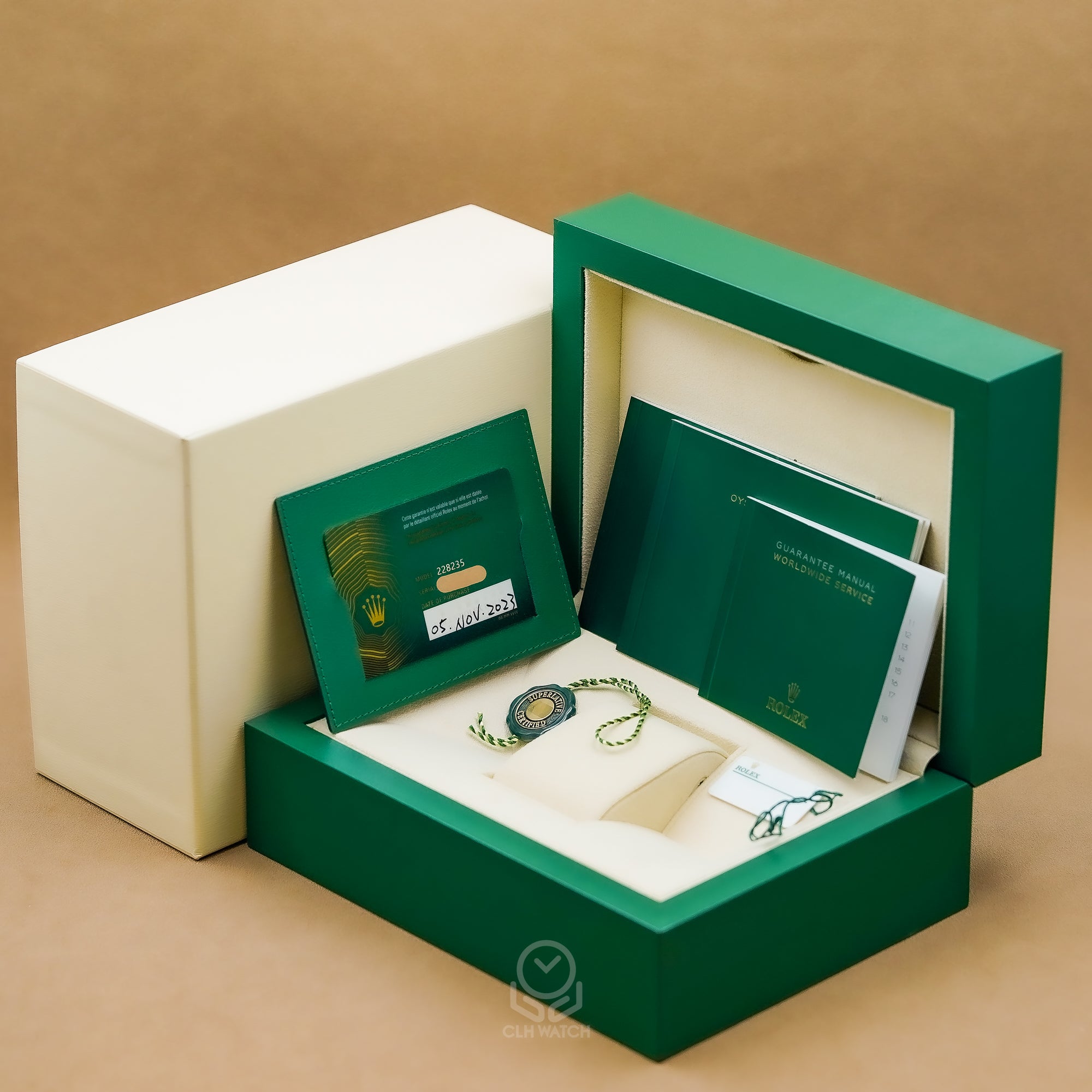 Rolex 勞力士 Day-Date 40 228235 巧克力羅馬面 18K玫瑰金 元首型錶帶 總統帶 2023年台灣公司貨 95%新