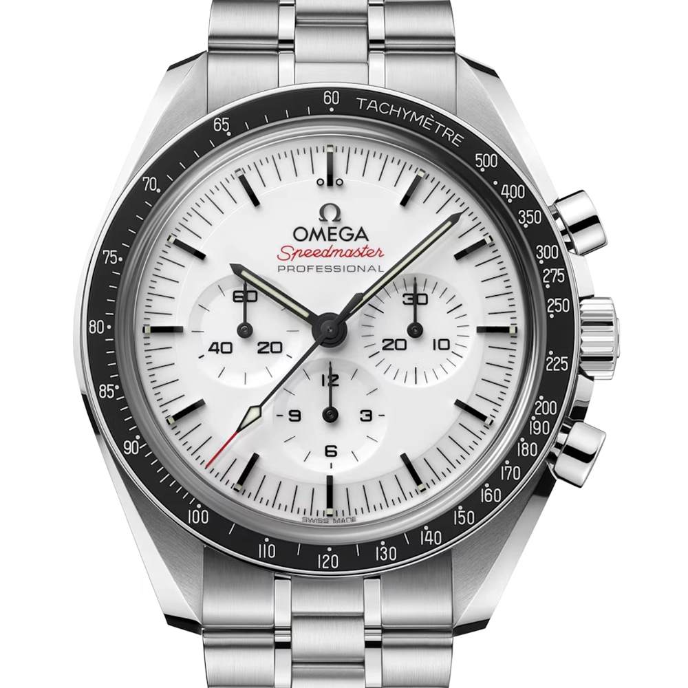 OMEGA 歐米茄 Speedmaster Moonwatch 超霸專業登月錶 白面 42mm 310.30.42.50.04.001 台灣公司貨(已交流)
