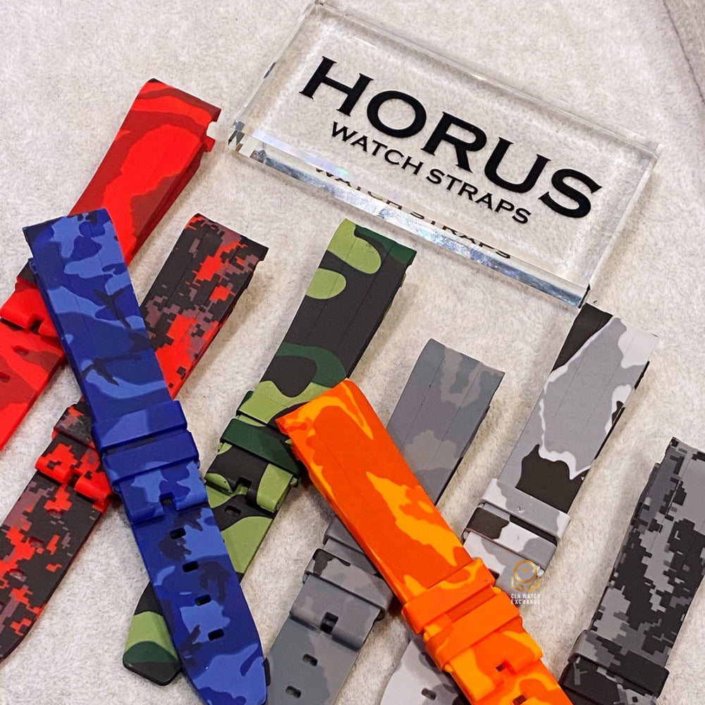 Horus Straps H044 錶帶 愛彼 AP 黑色 29mm 凹凸面 原扣