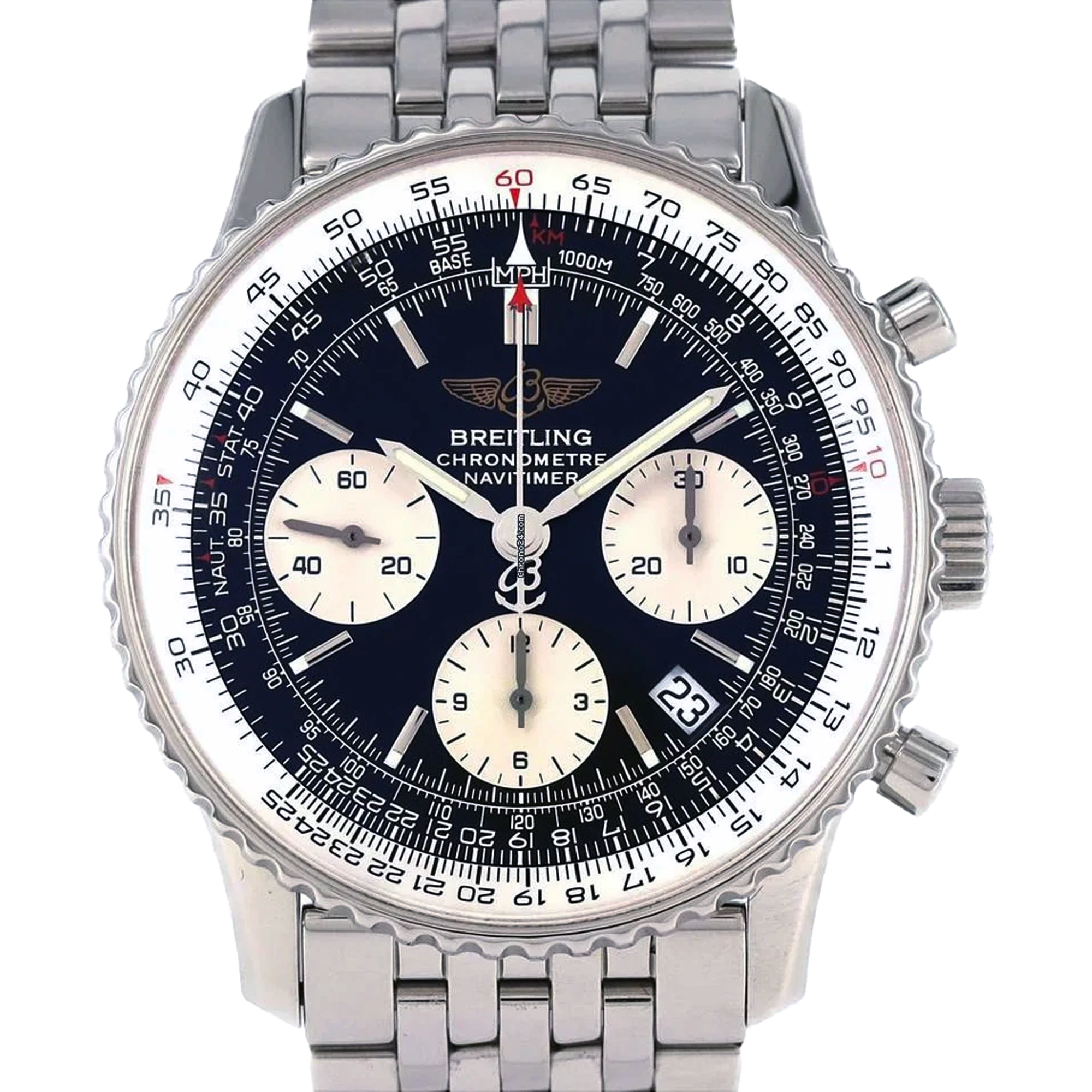 Breitling 百年靈 航空計時系列 Navitimer 飛行滑尺 A23322 42mm 空白保單 台灣公司貨 95%新