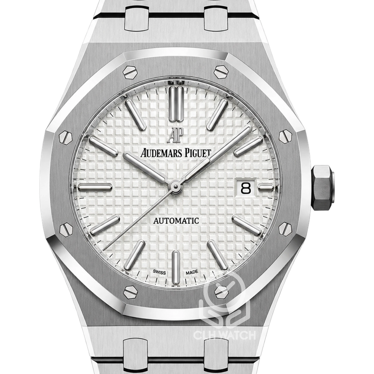 AP Audemars Piguet 愛彼 Royal Oak 皇家橡樹 15400ST.OO.1220ST.02 白銀面 大型格紋面盤