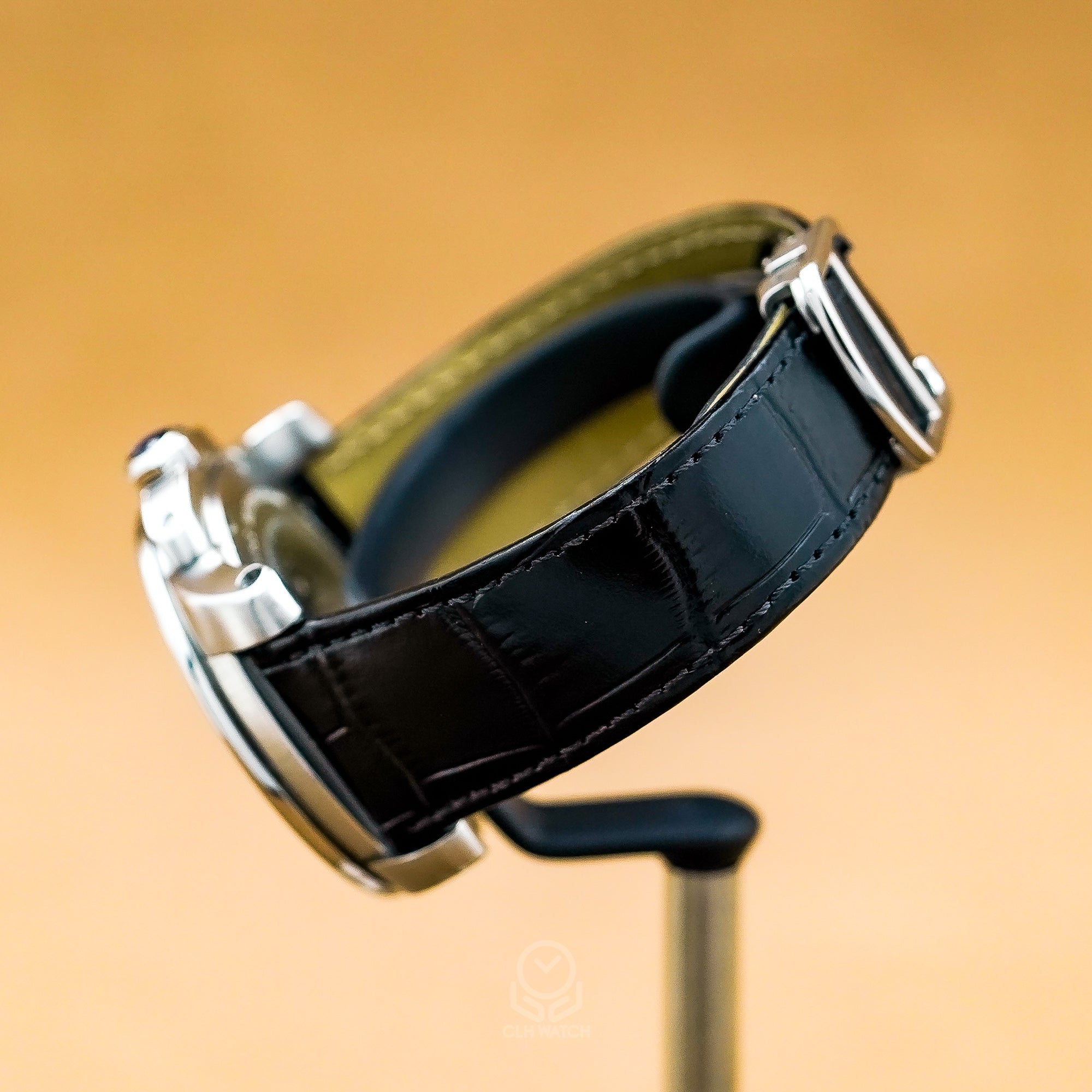 Cartier 卡地亞 Calibre W7100014 3299 大型款 黑面 自動上鍊 42mm 90%新 已更換代用皮帶