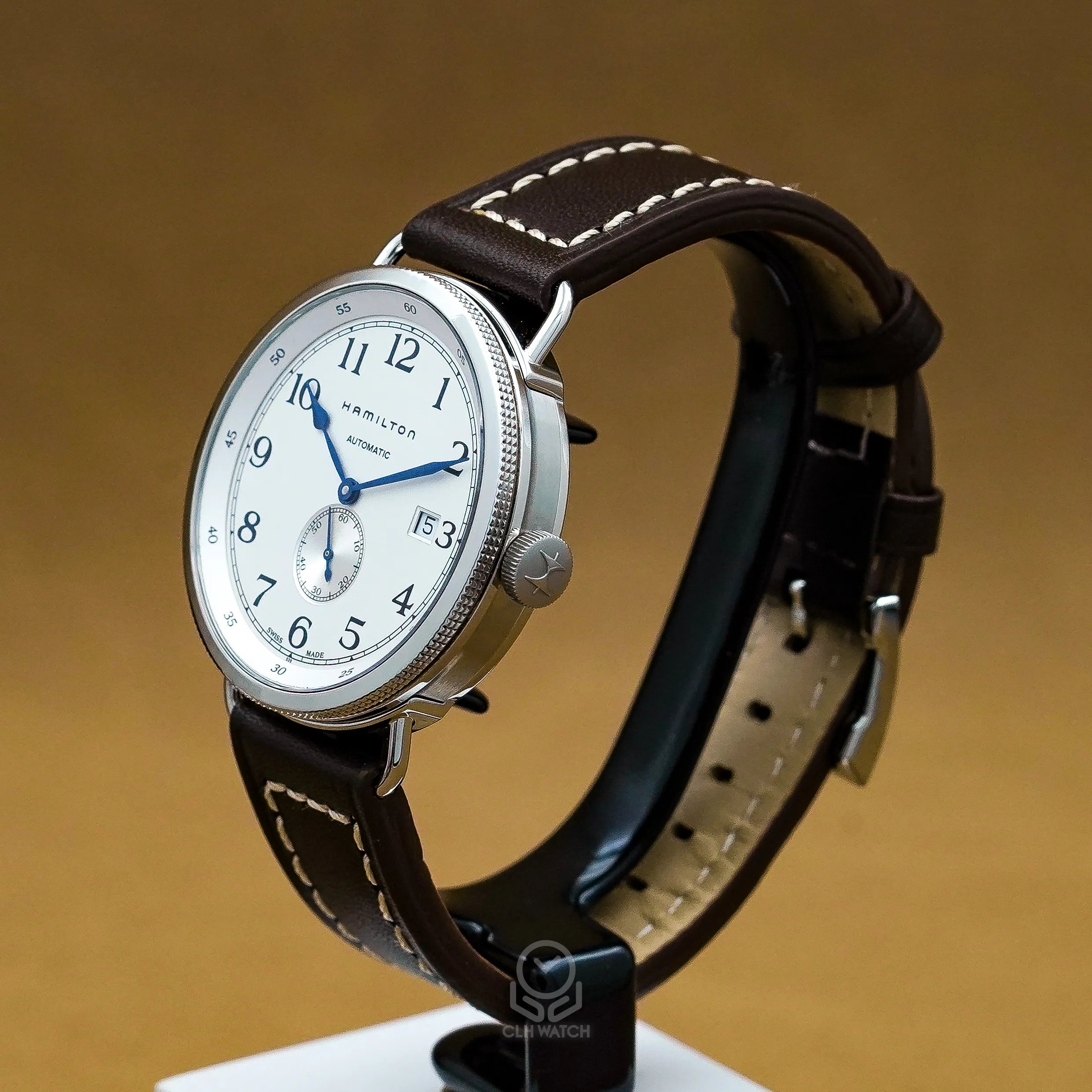 Hamilton 漢米爾頓 卡其海軍系列 Navy Pioneer Small Second Auto H78465553 白色面盤 獨立小秒針 40mm(已交流)