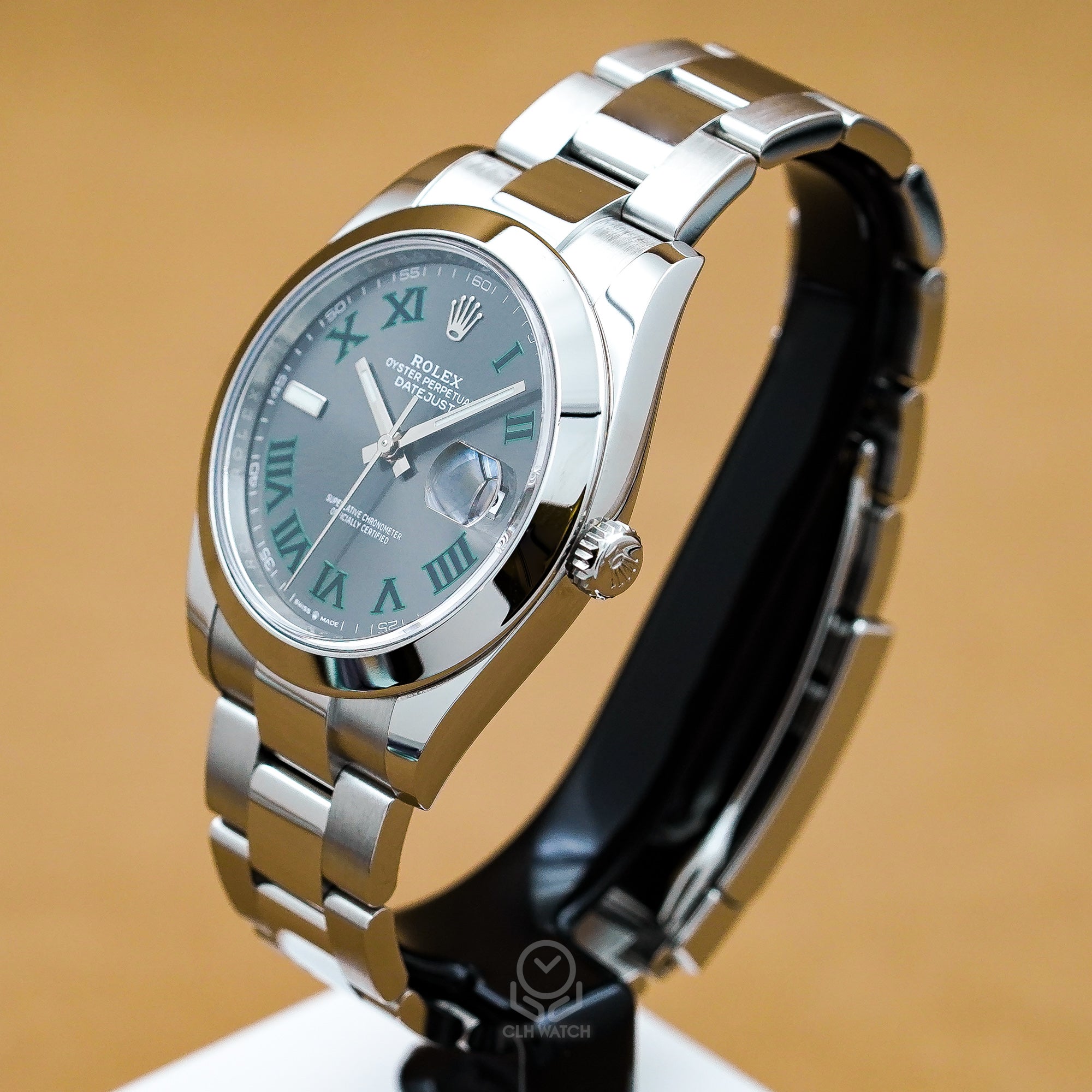 Rolex 勞力士 Datejust 41 126300 溫布頓面盤 綠羅馬 經典日曆腕錶 2019年台灣公司貨 DJ41mm