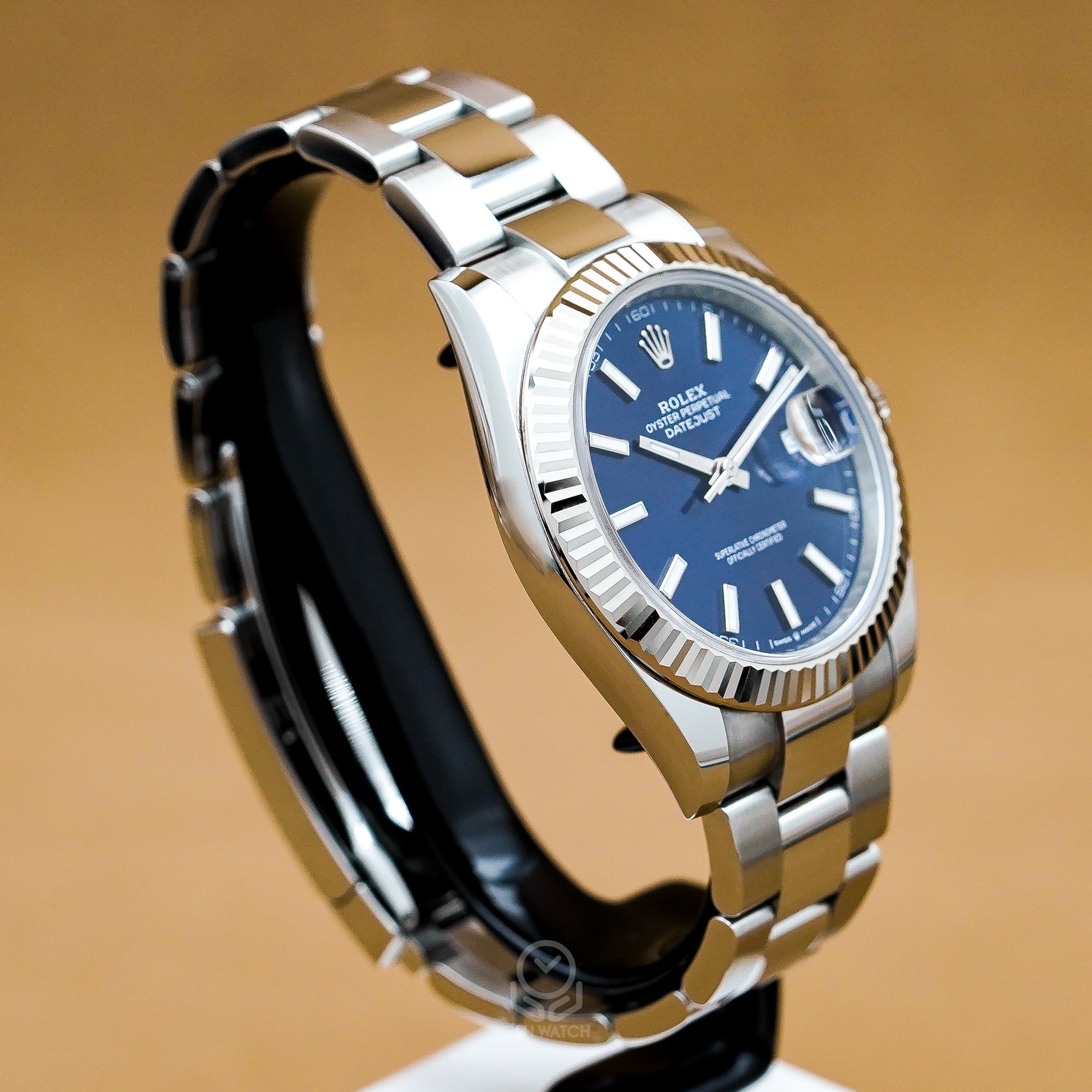 Rolex 勞力士 Datejust 41 系列 126334 三角坑紋外圈 藍面 蠔式三板帶 2025年 DJ2 41mm