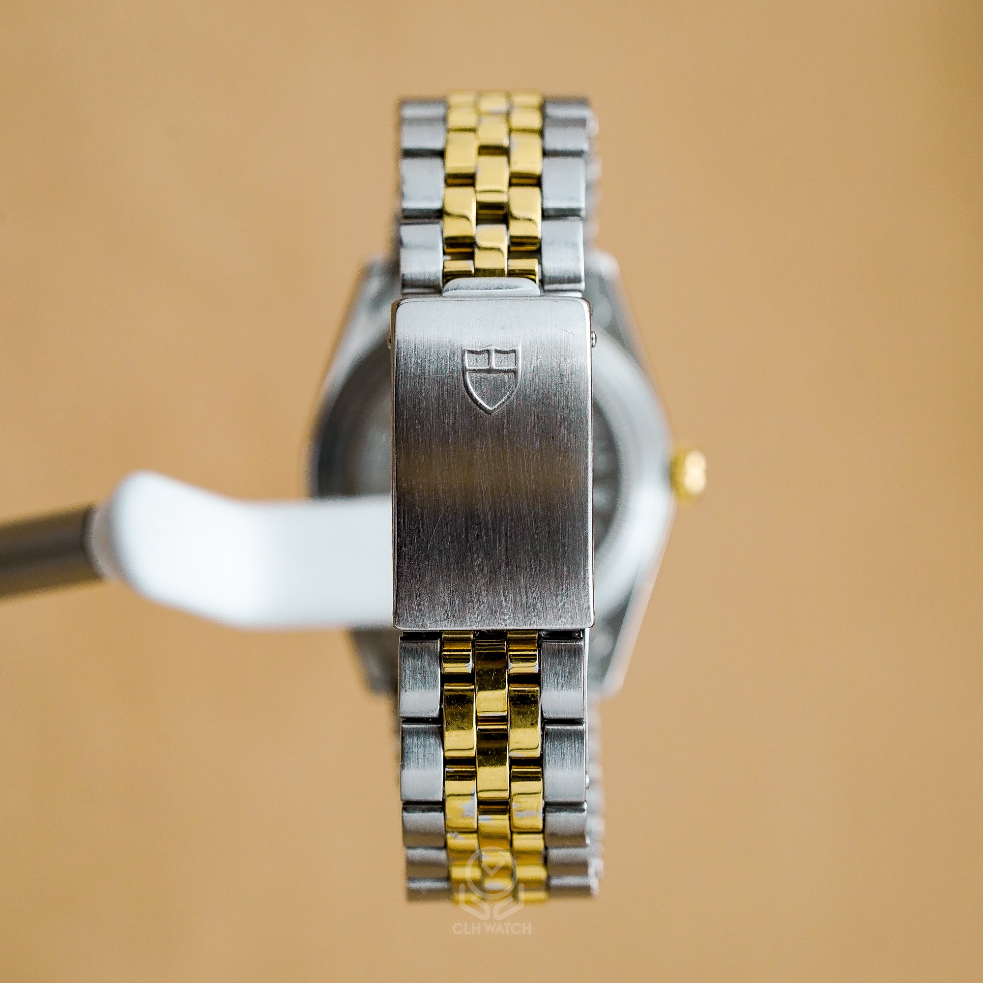 Tudor 帝舵 王子系列 Prince Date 74033 半金 太陽紋 34mm 未知年份 單錶 80%新 勞力士龍頭