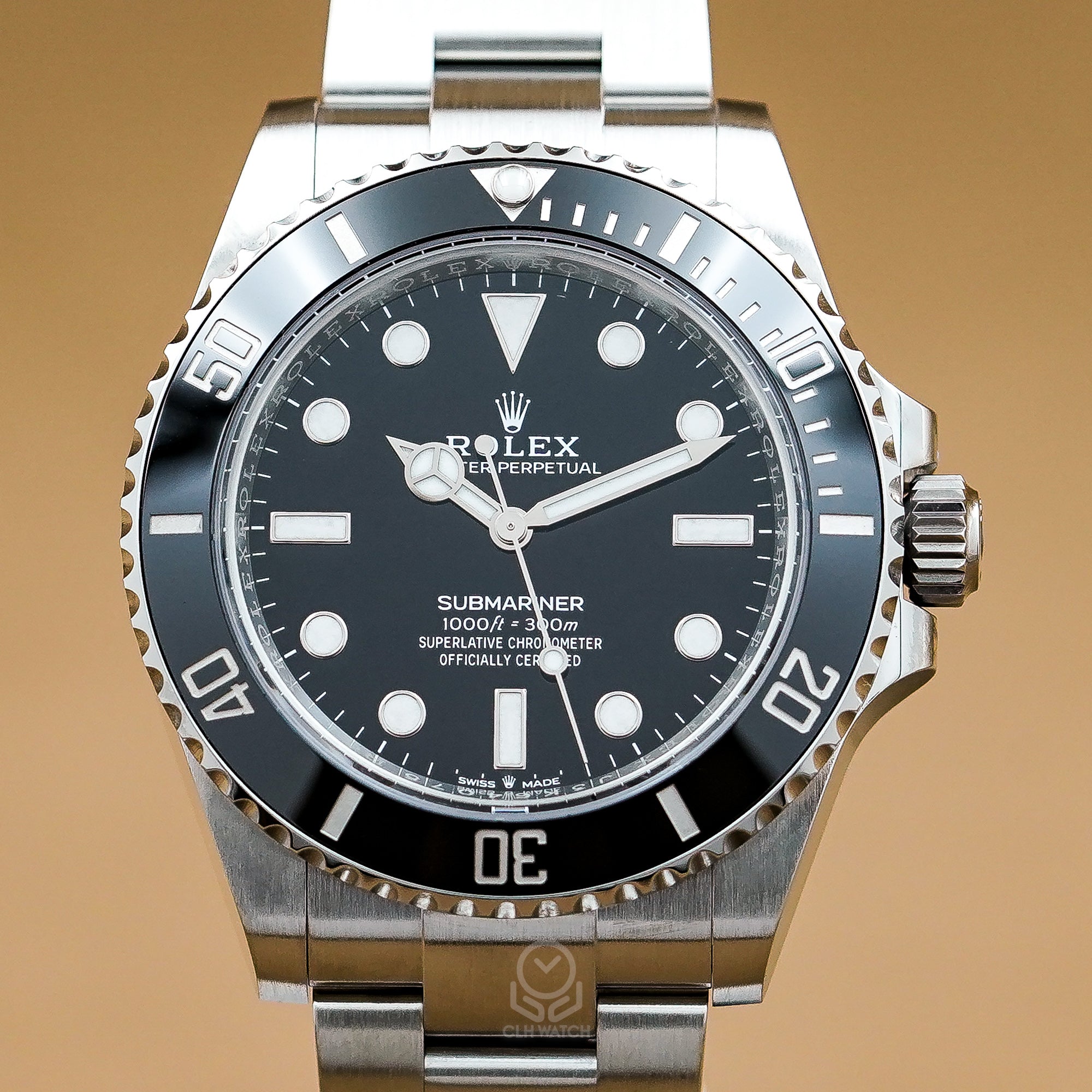 Rolex 勞力士 潛航者型潛水錶 Submariner 124060 無曆黑水鬼 41mm 2025年12月 盒單齊全 95%新