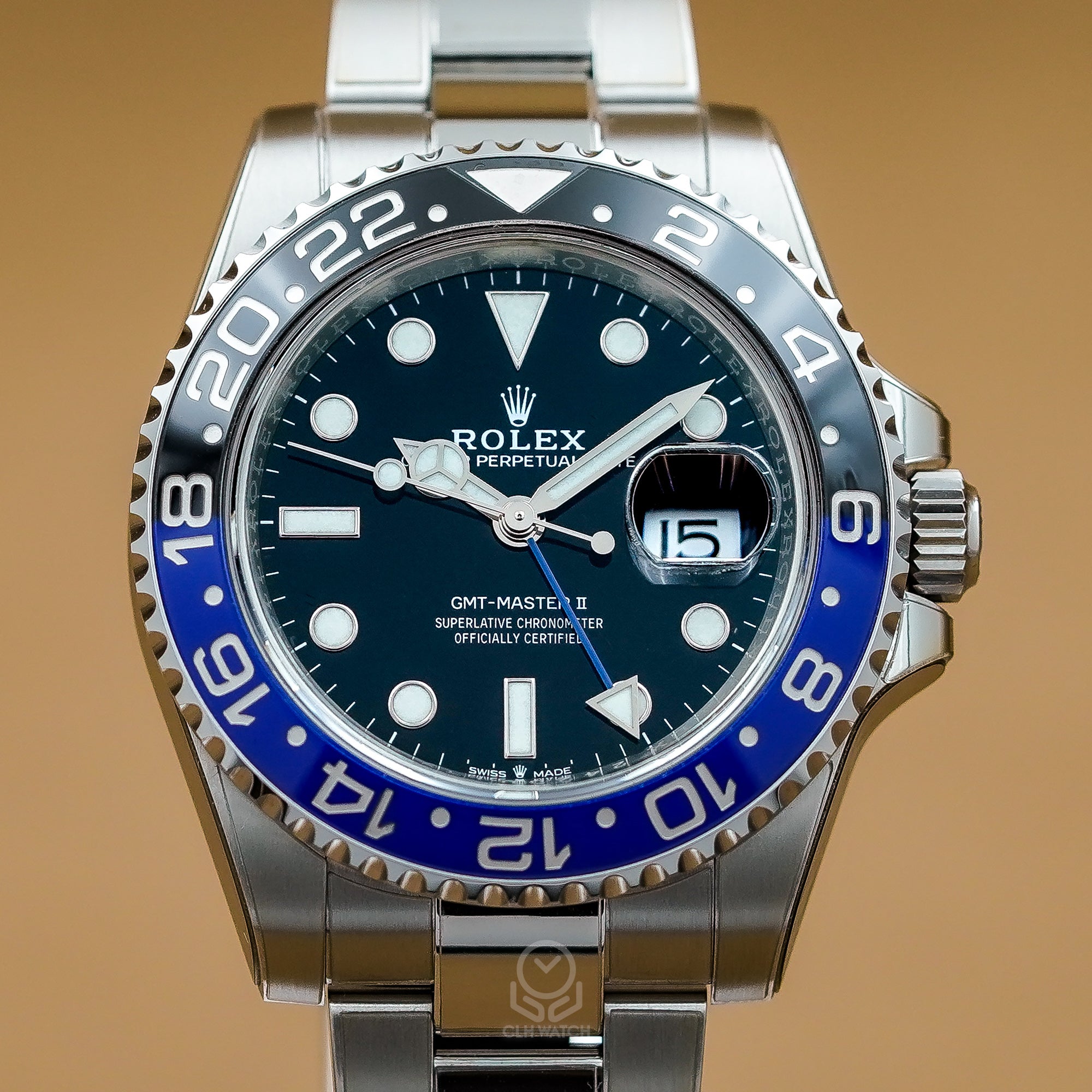 Rolex 126710BLNR Batman GMT-Master II Blue and Black Circle Three-plate Strap Has Been Put On RX8