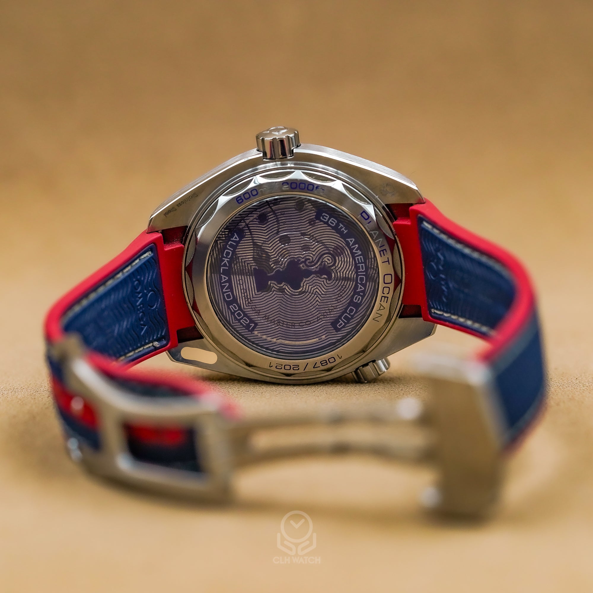 OMEGA 歐米茄 海馬系列 Planet Ocean 600 36屆美洲盃限量紀念錶 215.32.43.21.04.001 21532432104001 43.5mm 2020年 台灣公司貨 95%新