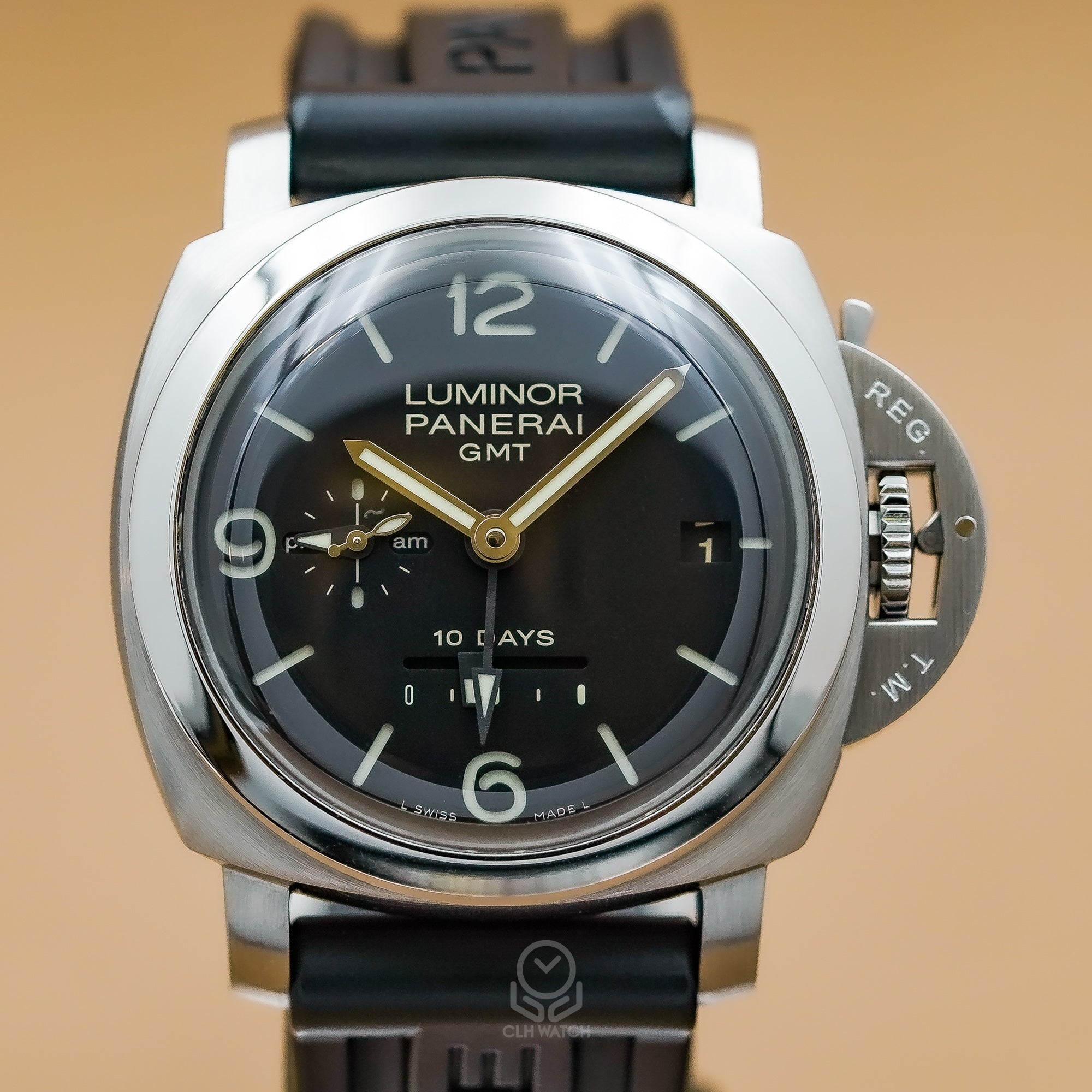 Panerai 沛納海 Luminor 1950 10 Days GMT PAM00270 十日鍊 44mm 2012年 台灣公司貨 95%新