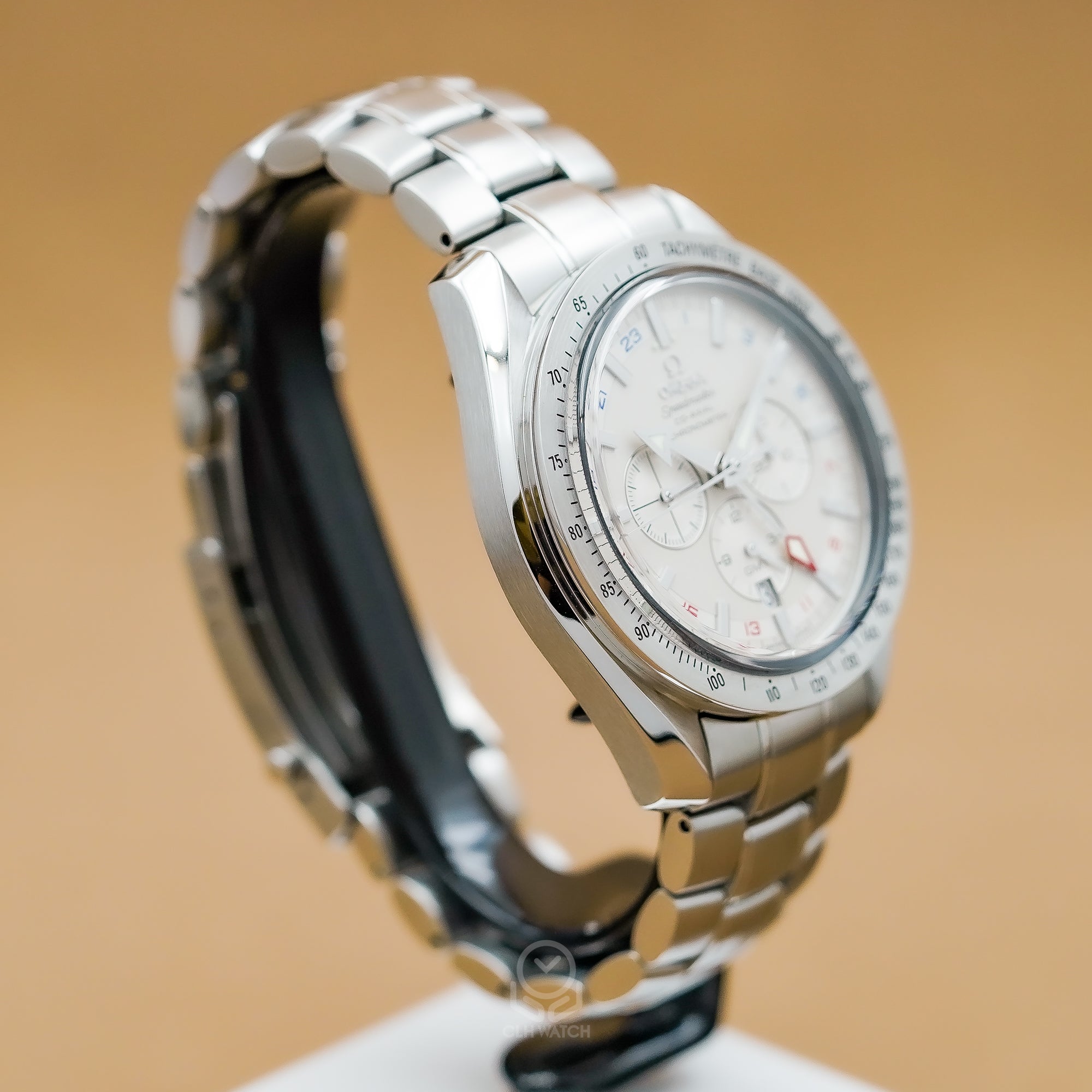 OMEGA 歐米茄 超霸系列 Speedmaster Broad Arrow GMT 3581.30.00 白面 44.25mm 單錶 95%新