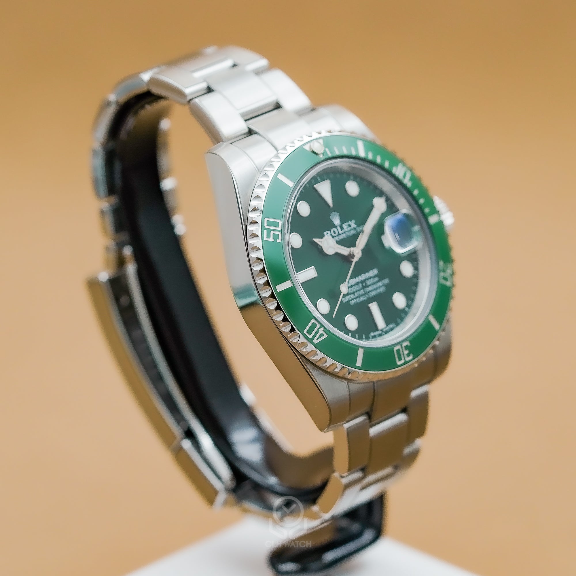 Rolex 勞力士 Submariner 116610LV 綠水鬼 潛水錶 浩克Hulk 綠圈綠面 40mm 2019年 95%新