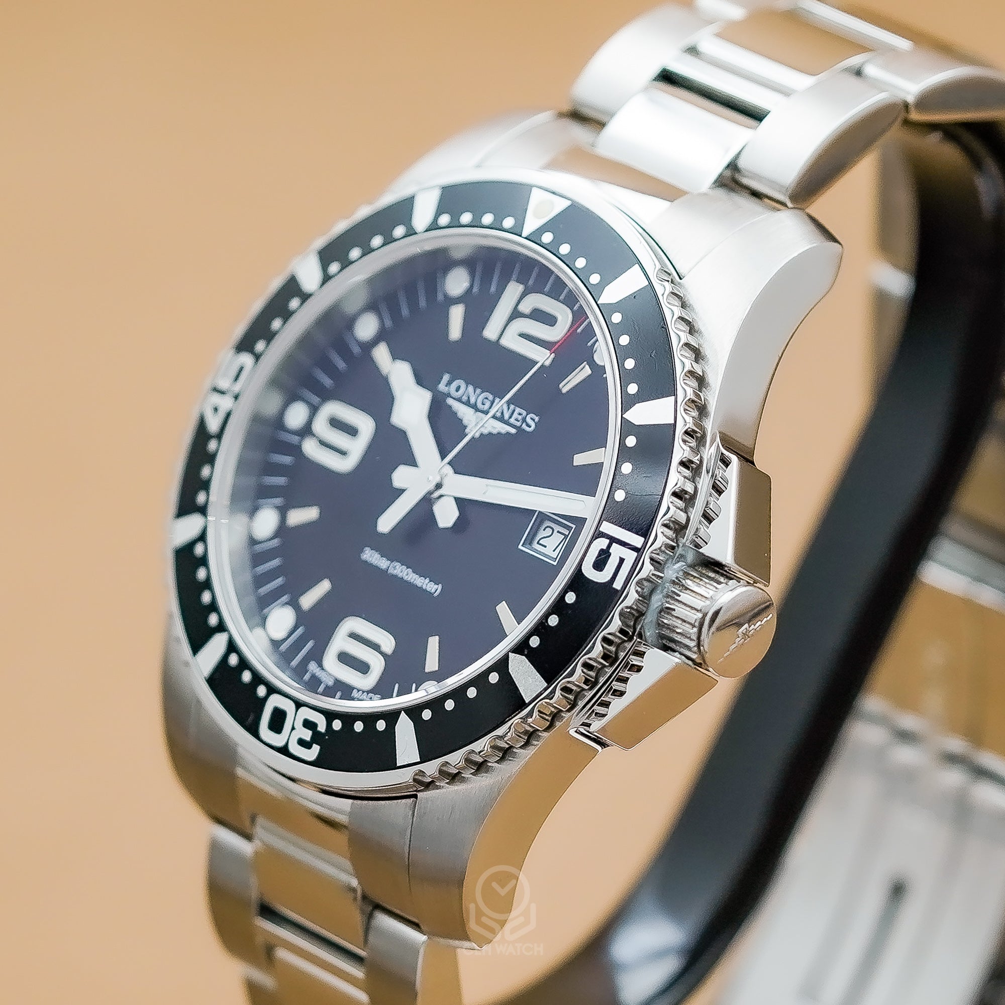 Longines 浪琴 深海征服者系列 黑浪鬼 44mm L38404566 2017年 台灣公司貨 90%新