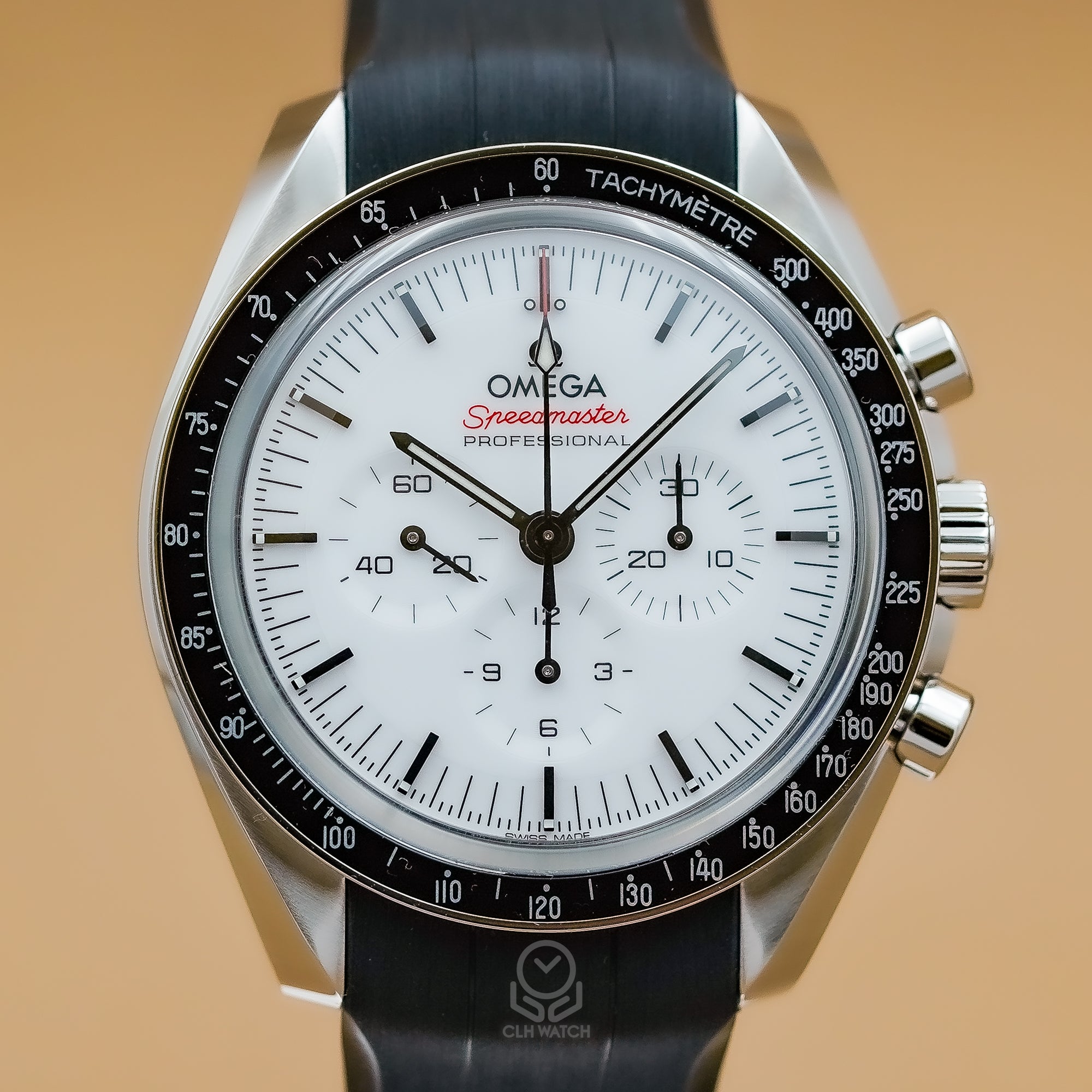 Omega 歐米茄 Speedmaster 3861 超霸專業登月錶 310.30.42.50.04.001 31030425004001 白面 膠帶款 42mm 2026年台灣公司貨 98%新