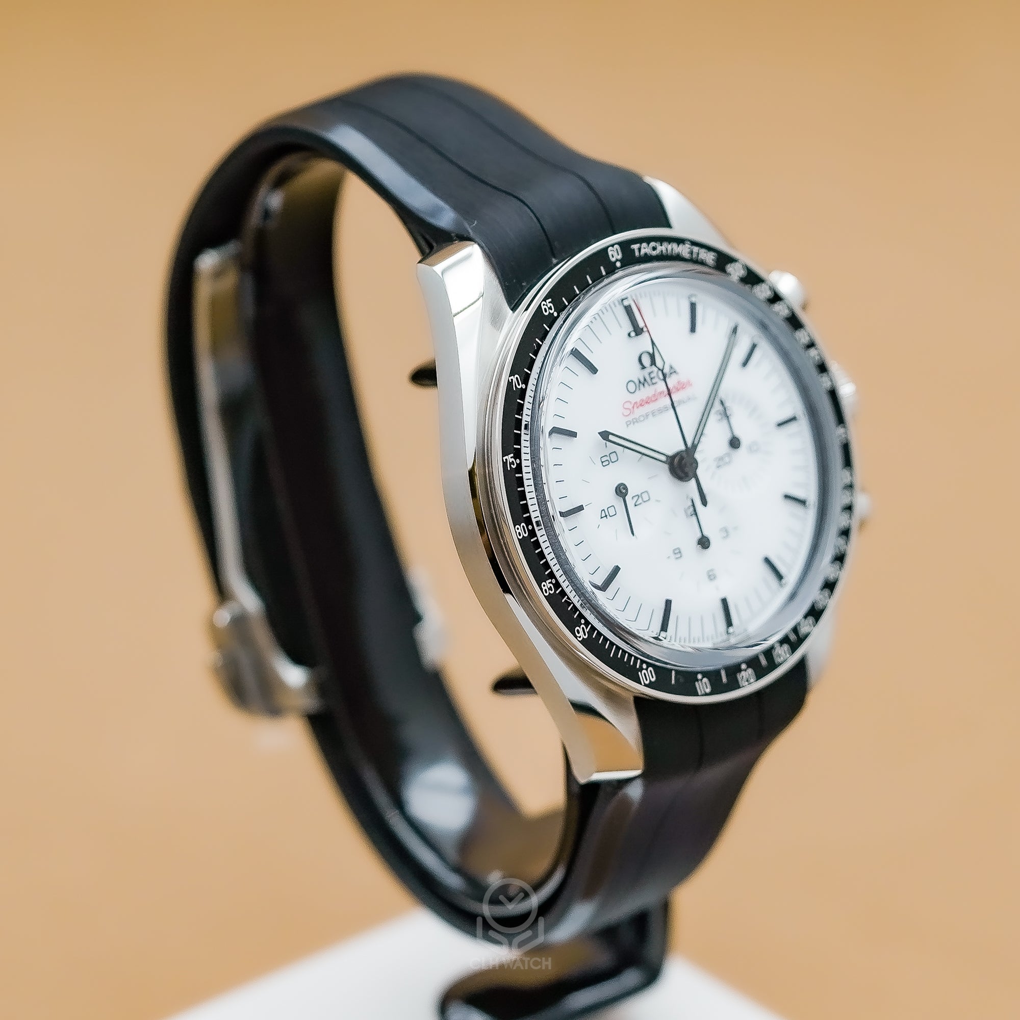 Omega 歐米茄 Speedmaster 3861 超霸專業登月錶 310.30.42.50.04.001 31030425004001 白面 膠帶款 42mm 2026年台灣公司貨 98%新
