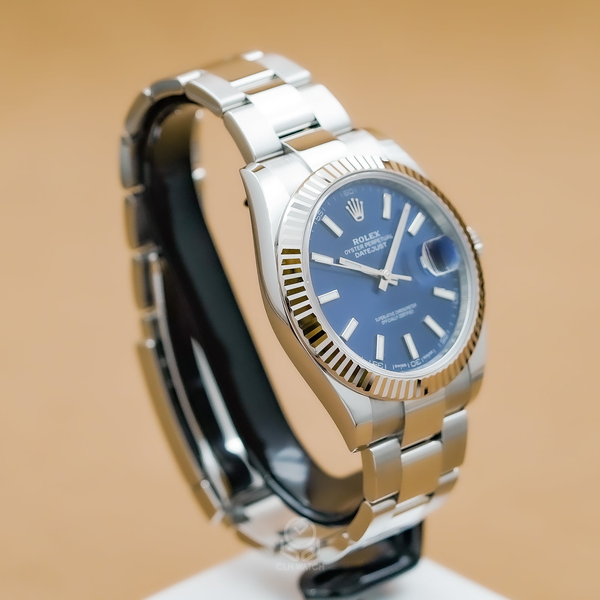 Rolex 勞力士 Datejust 41 系列 126334 三角坑紋外圈 太陽圈 狗牙圈 藍面 蠔式三板帶 DJ2 41mm 2019年 95%新