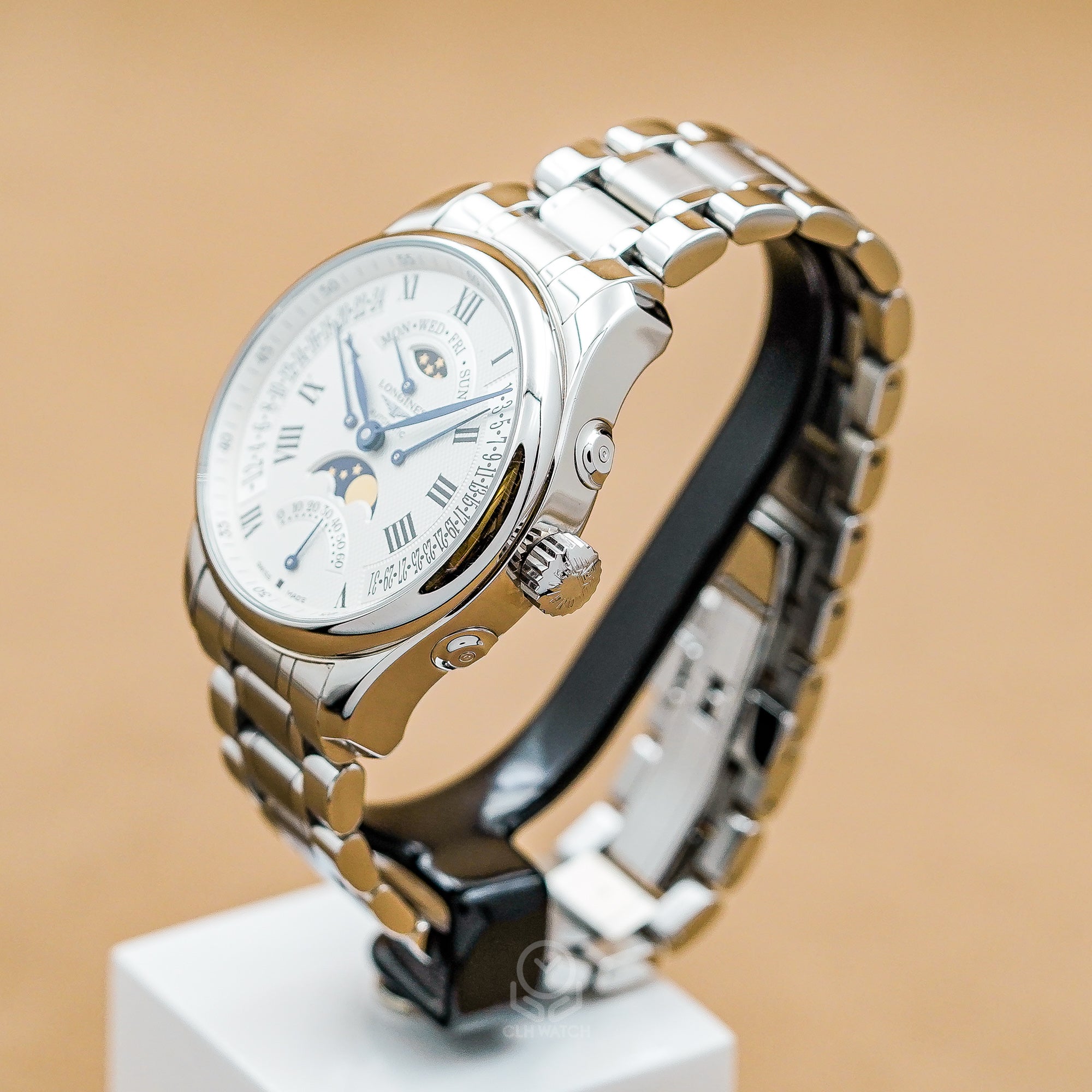 Longines 浪琴 Master 巨擘系列 L27394713 四逆跳月相 44mm 2026年台灣公司貨 98%新