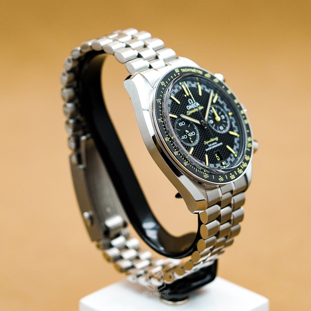 Omega 歐米茄 Speedmaster 超霸 Super Racing 329.30.44.51.01.003 黑色蜂巢面盤 44.25mm 2024年台灣公司貨 95%新