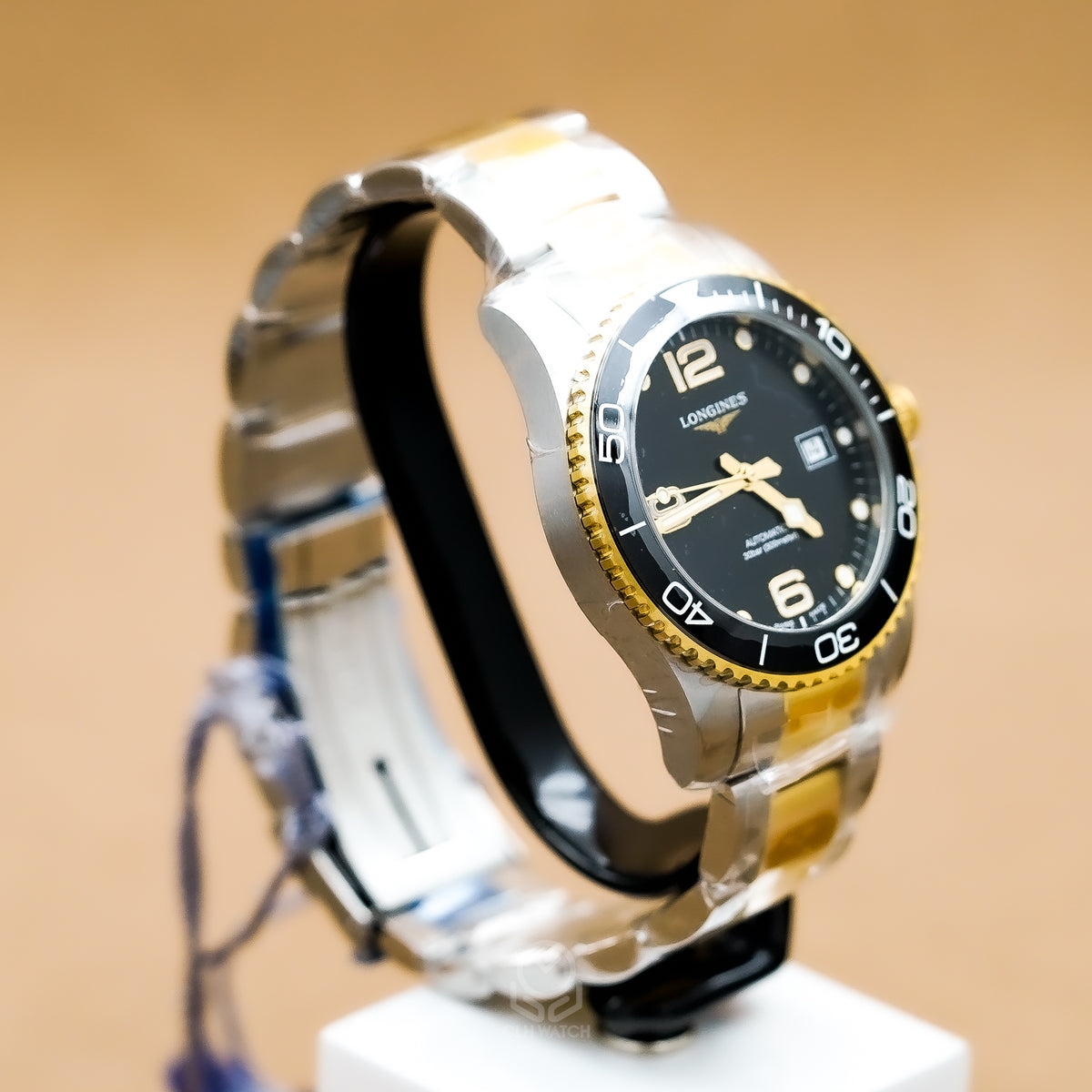 Longines 浪琴 HydroConquest 深海征服者 L37813567 黑面 黃金間金 41mm 2026年台灣公司貨 未使用品