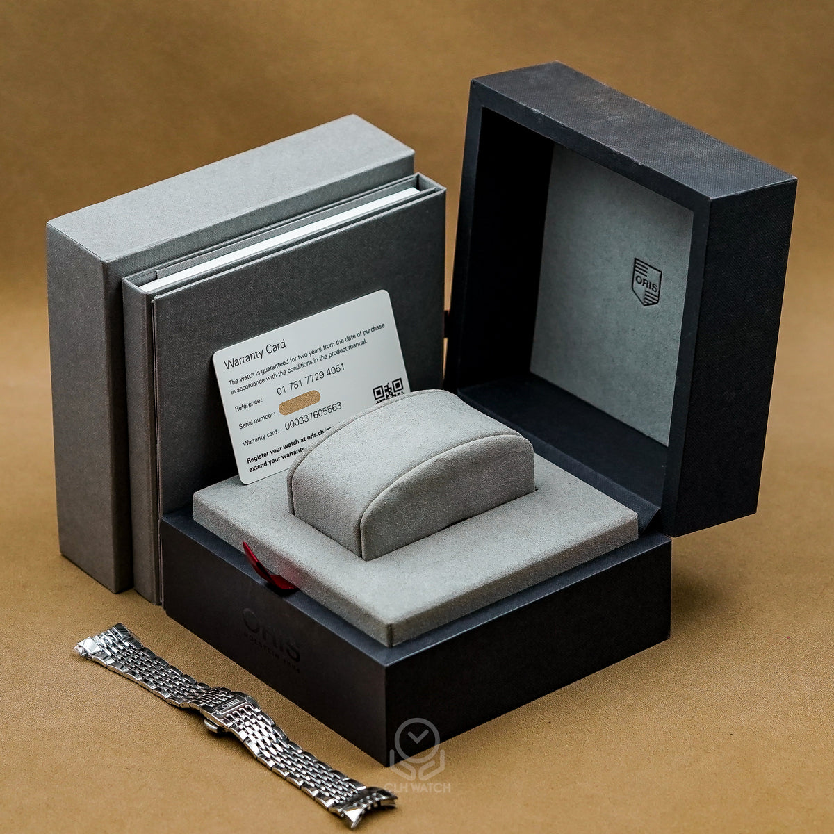 Oris 豪利時 Artelier 多功能月相盈虧錶 灰面 40mm 2022年台灣公司貨 95%新 有貼膜