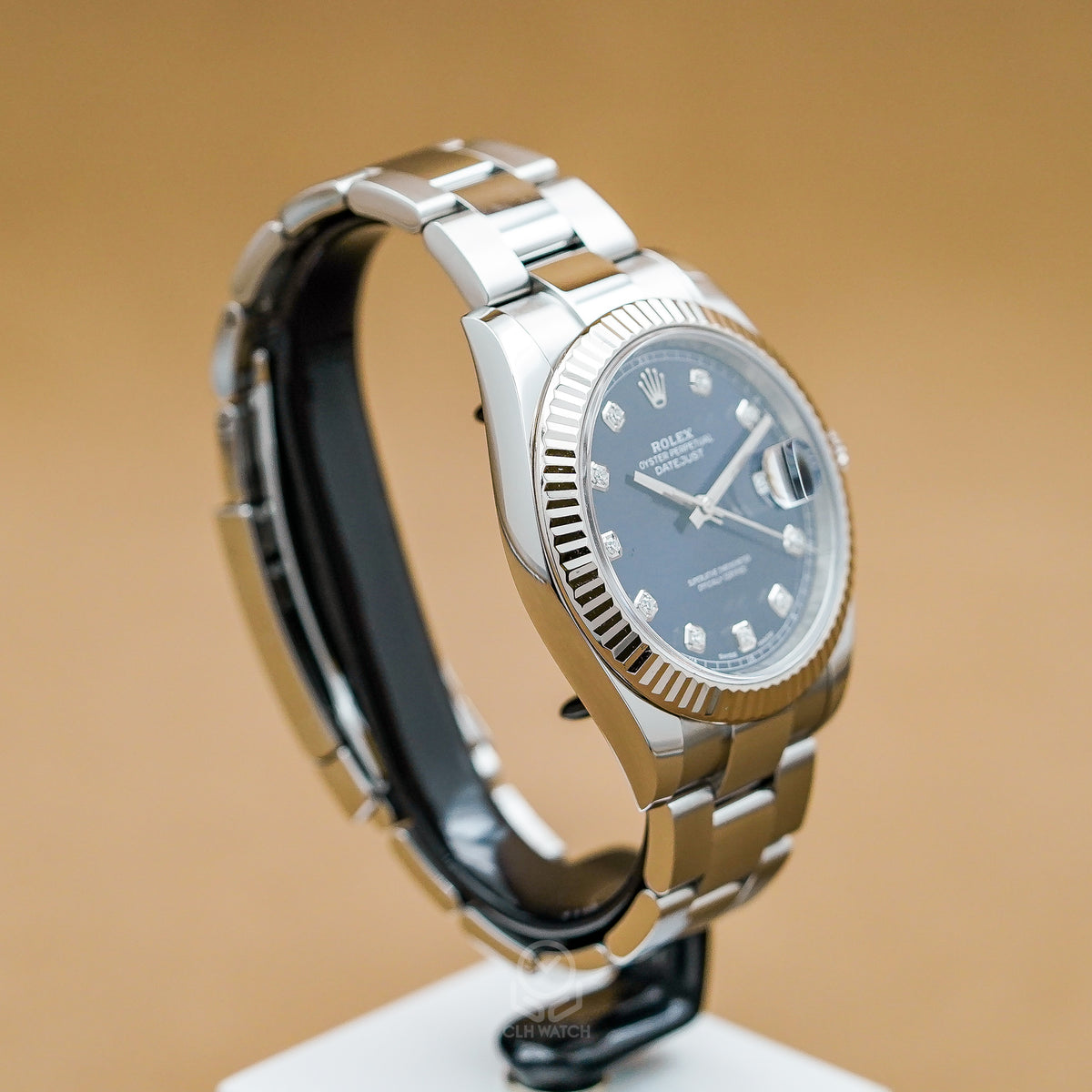Rolex 勞力士 Datejust 41 日誌型 126334G 十鑽面盤 白色18K金 太陽圈 三角坑文外圈 41mm 2018年 93%新