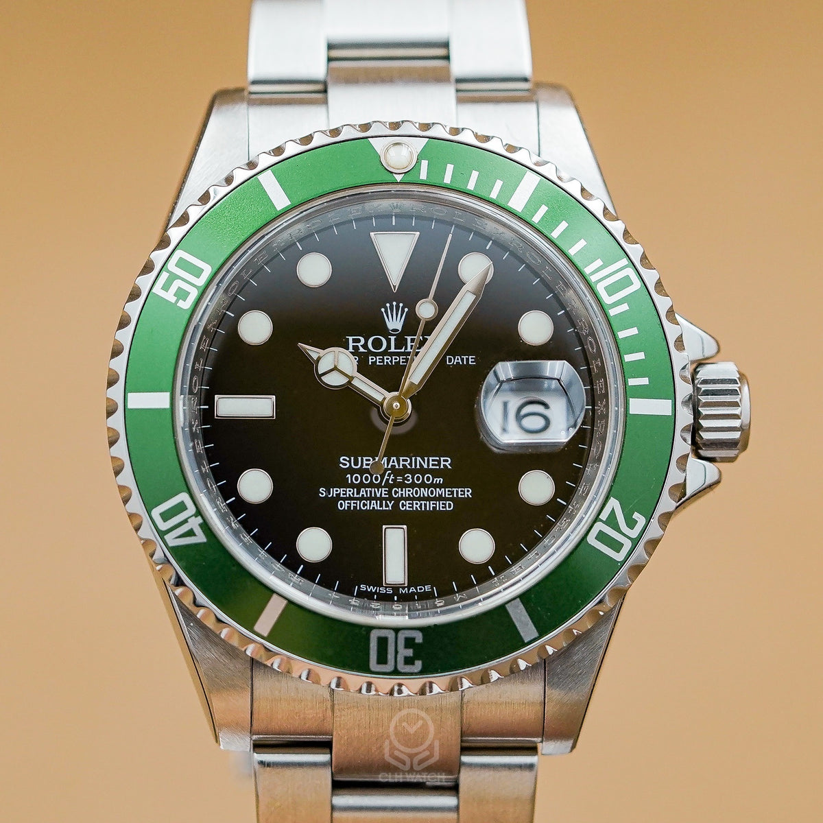 Rolex 勞力士 Submariner Date 16610LV 實物照片