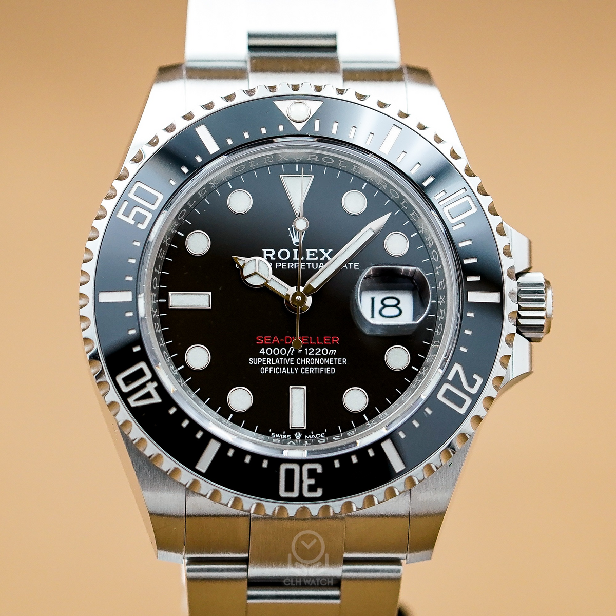 Rolex 勞力士 Sea-Dweller 126600 MK2 單紅海使黑面 陶瓷圈 蠔式鋼潛水腕錶 海洋使者