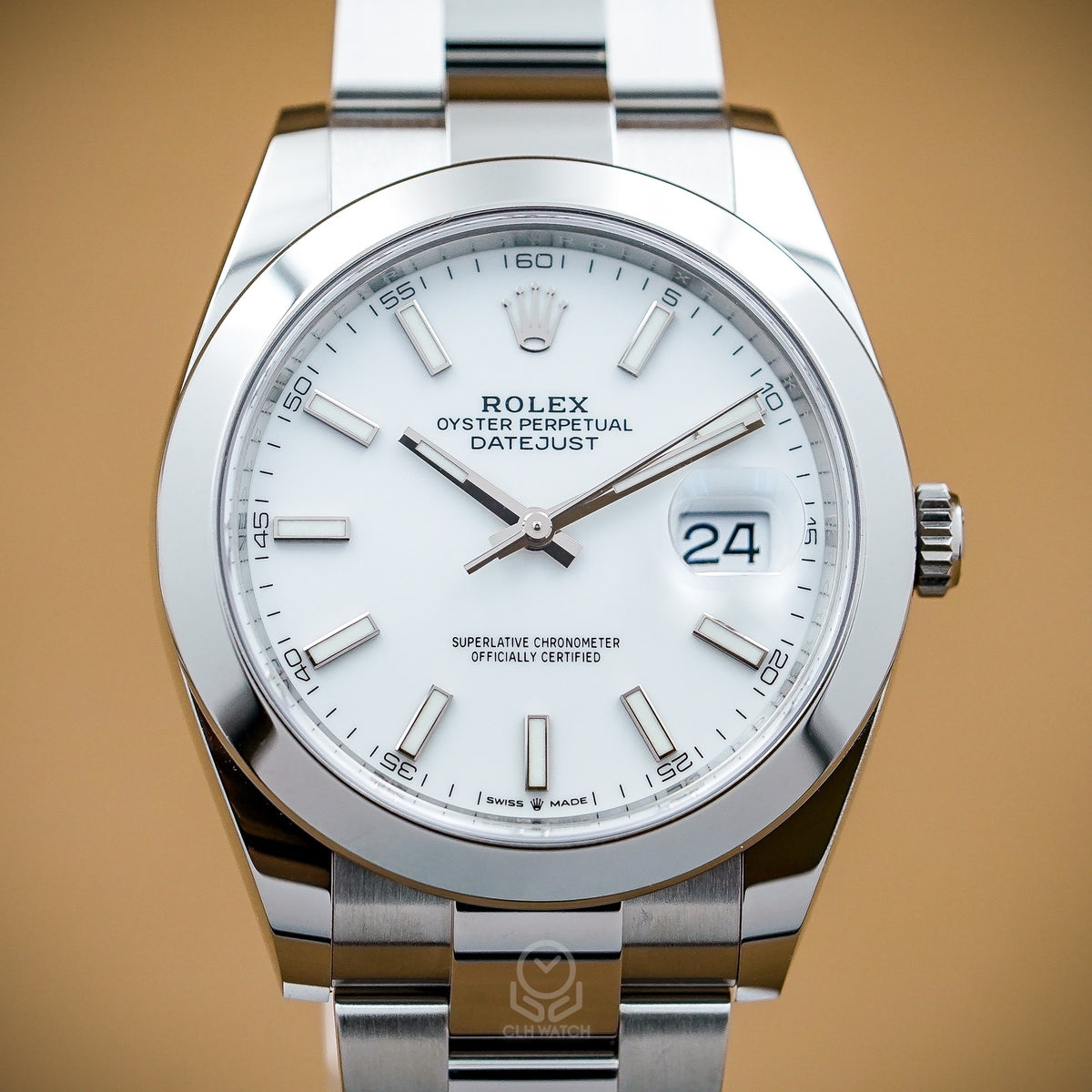 Rolex 勞力士 Datejust 日誌型 DJ41 126300 時標白面 三板帶 光圈 自動上鍊 3235機芯