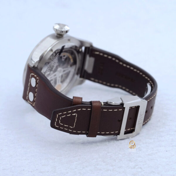 IWC萬國 IW329301 大型飛行員腕錶 43mm 黑色面盤 透明底蓋 大飛 2023