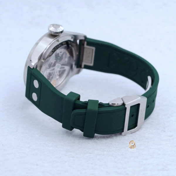 IWC萬國 IW329306 大型飛行員腕錶 43mm 綠色面盤 透明底蓋 大飛(已交流)