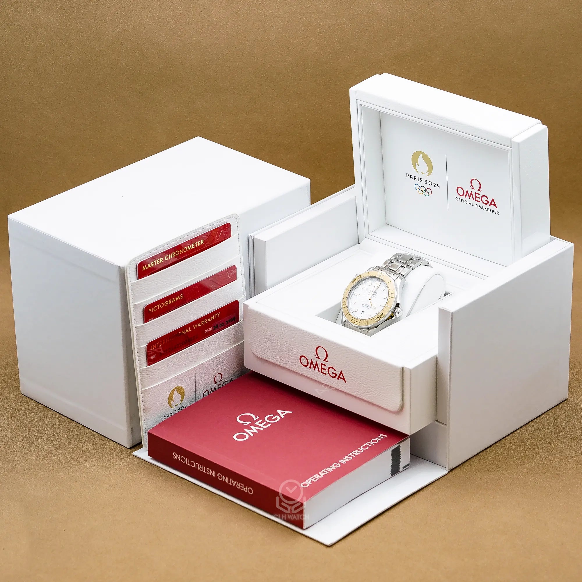 OMEGA 歐米茄 海馬300米 2024年巴黎奧運會紀念錶 Seamaster Diver 300M Paris 2024 42mm 522.21.42.20.04.001 台灣公司貨