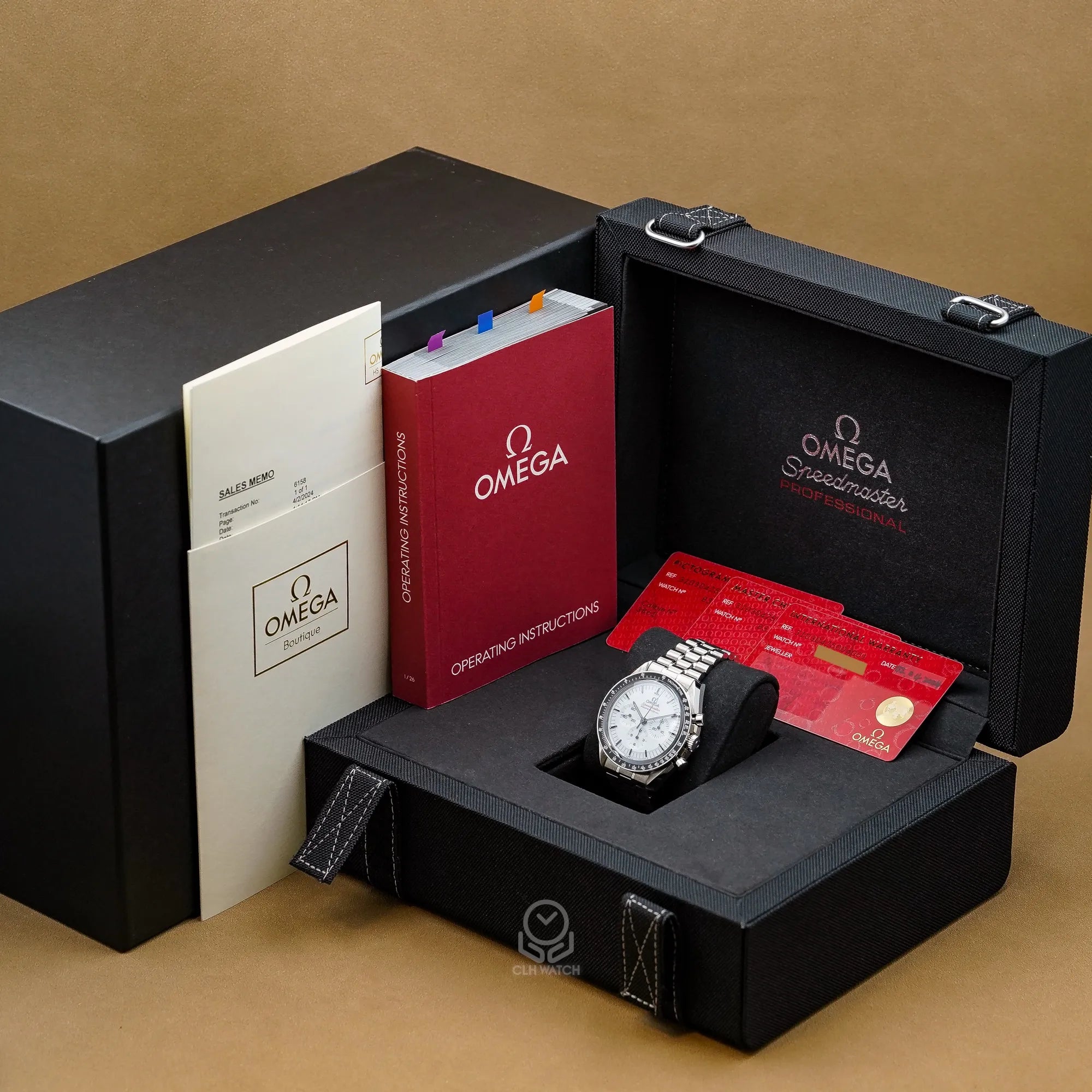 OMEGA 歐米茄 Speedmaster Moonwatch 超霸專業登月錶 白面 42mm 310.30.42.50.04.001 台灣公司貨(已交流)