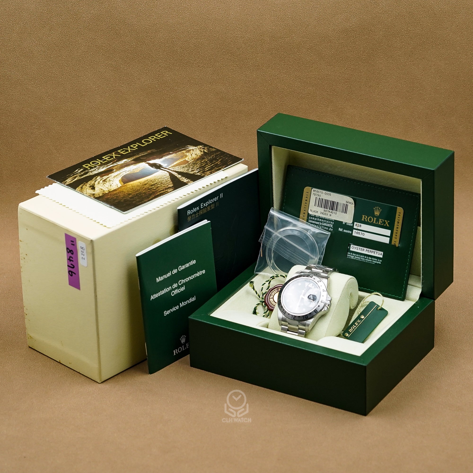 Rolex 勞力士 探險家二 Explorer II 40mm 16570 2011年台灣公司貨 全膜未使用品 珍藏品 老探2