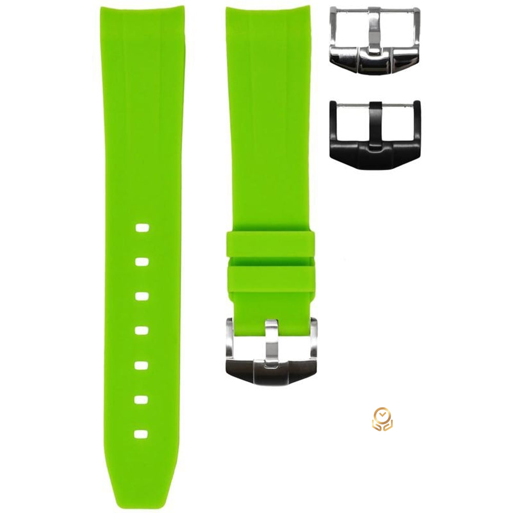 Horus Straps H200 Rolex Strap Solid Color 20mm Curved Concave and Concave Surface