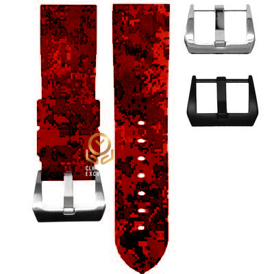 Horus Straps H024 Panerai Camouflage Digital Camouflage 24mm