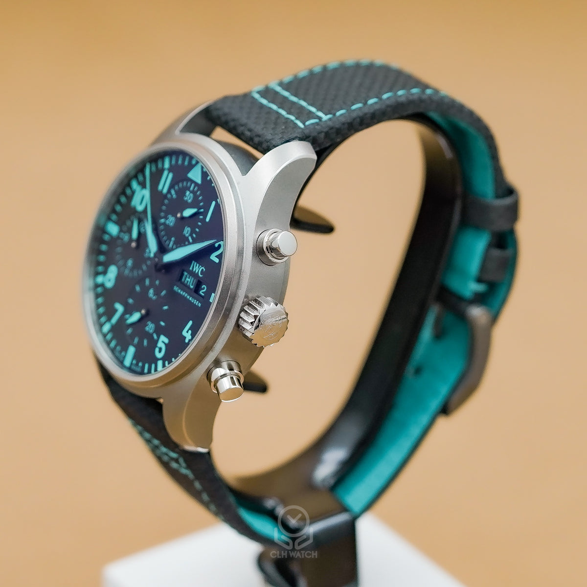 IWC IW388108 錶殼按把細節