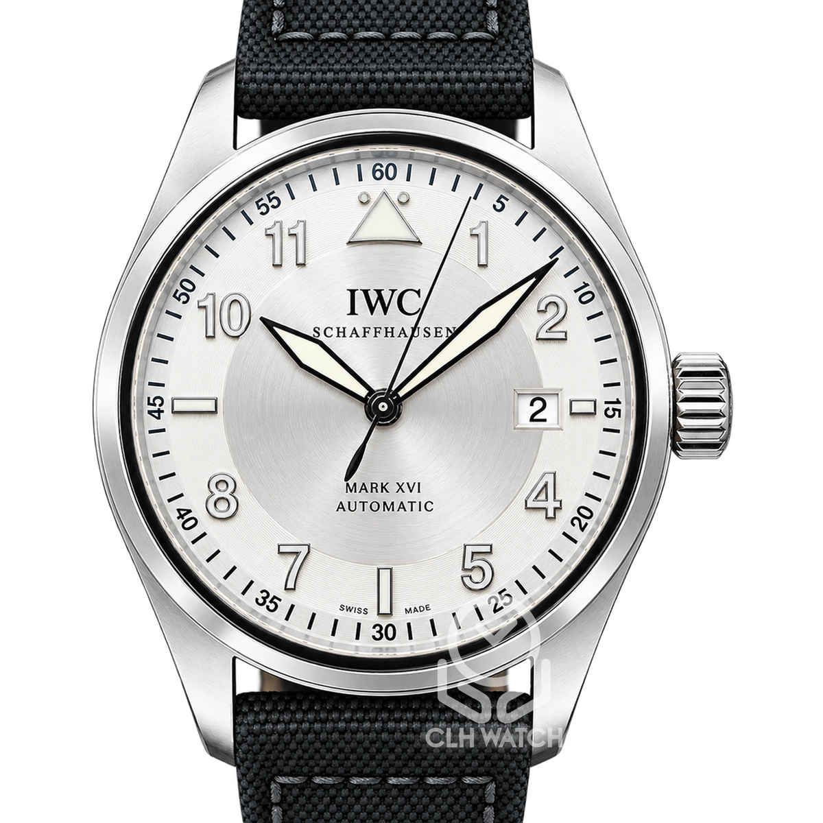 IWC 萬國 Spitfire Mark XVI IW325502 噴火戰機馬克十六 銀面立體時標 飛行員腕錶