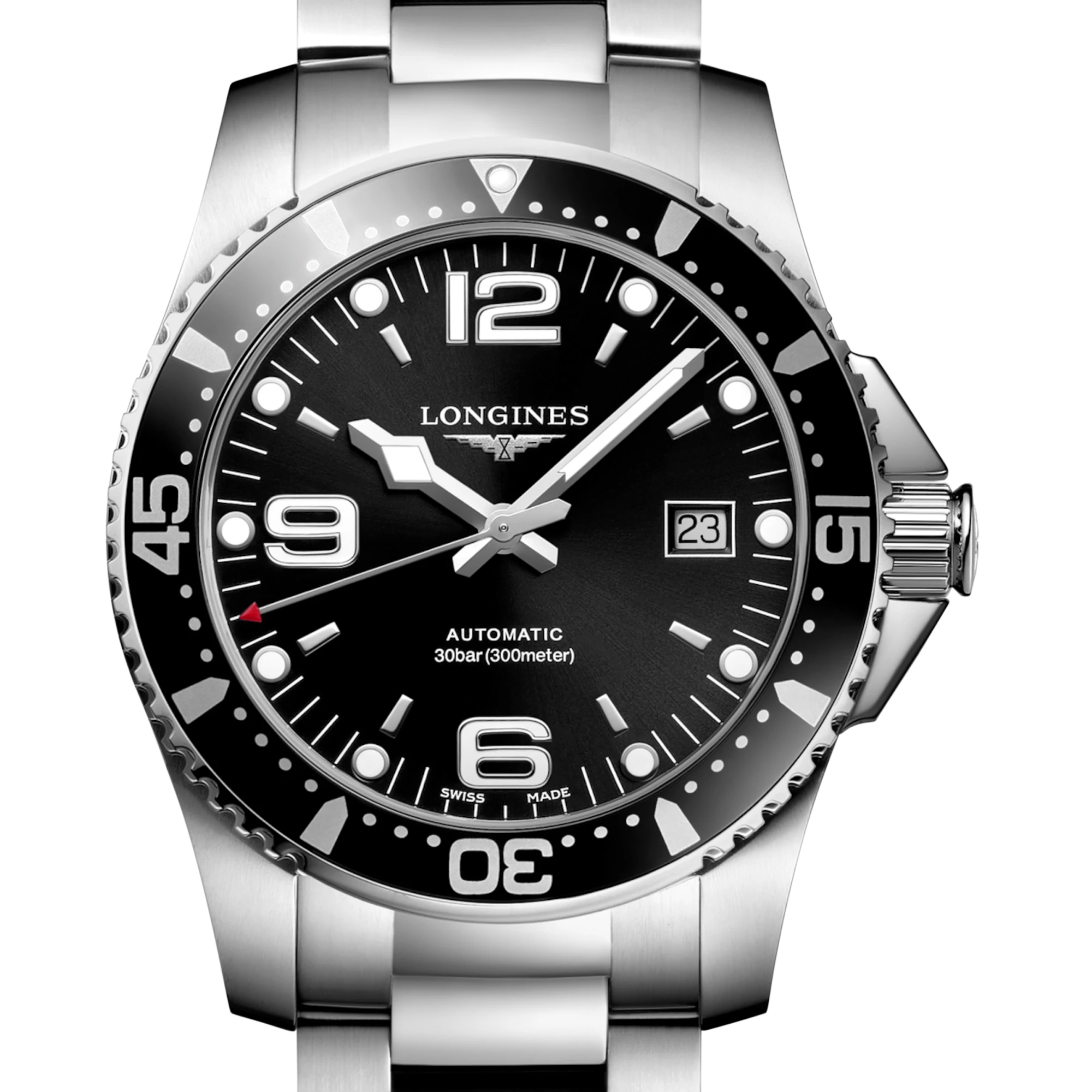 Longines 浪琴 深海征服者系列 HydroConquest L36424566 黑色鋁圈 老浪鬼 41mm 2016年 台灣公司貨 95%新