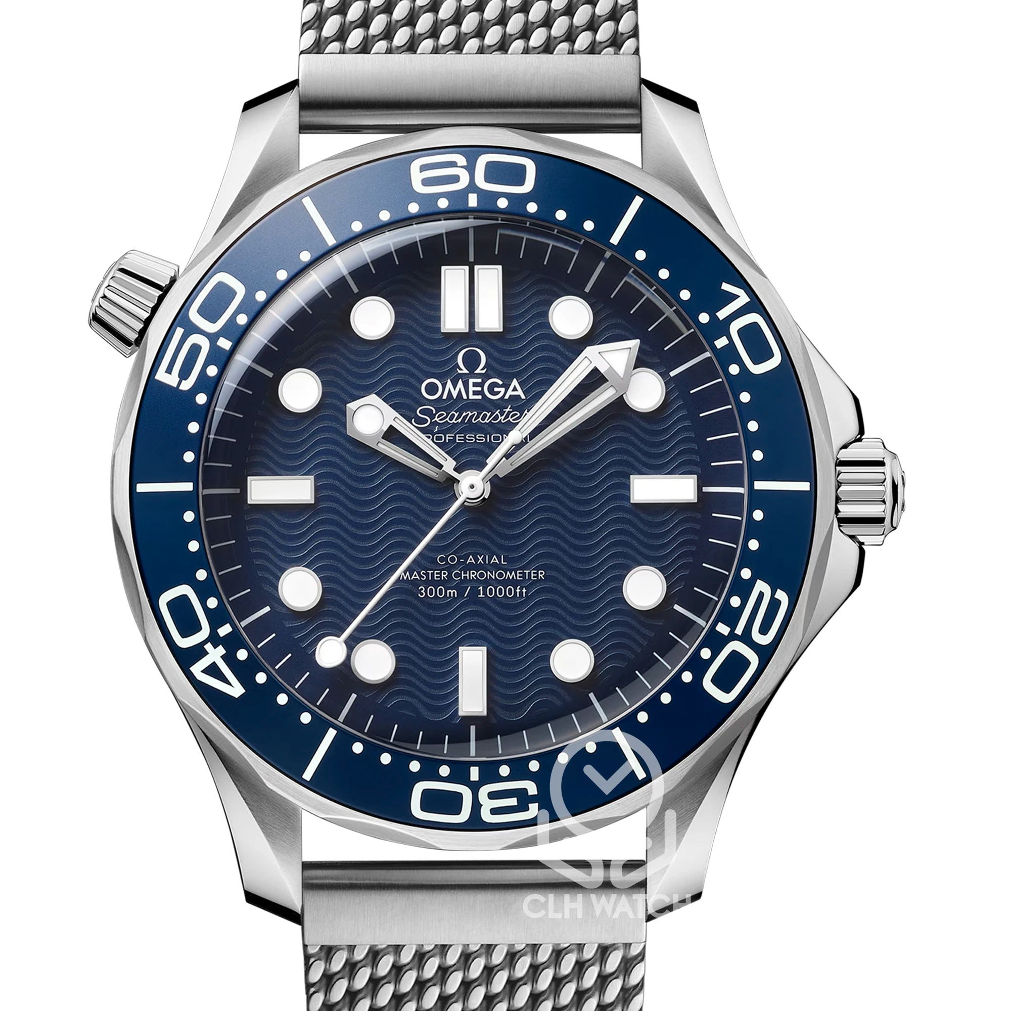 Omega 歐米茄 Seamaster Diver 300M James Bond 60週年紀念 210.30.42.20.03.002 藍色波浪面盤 21030422003002 42mm 2023年台灣公司貨 95%新