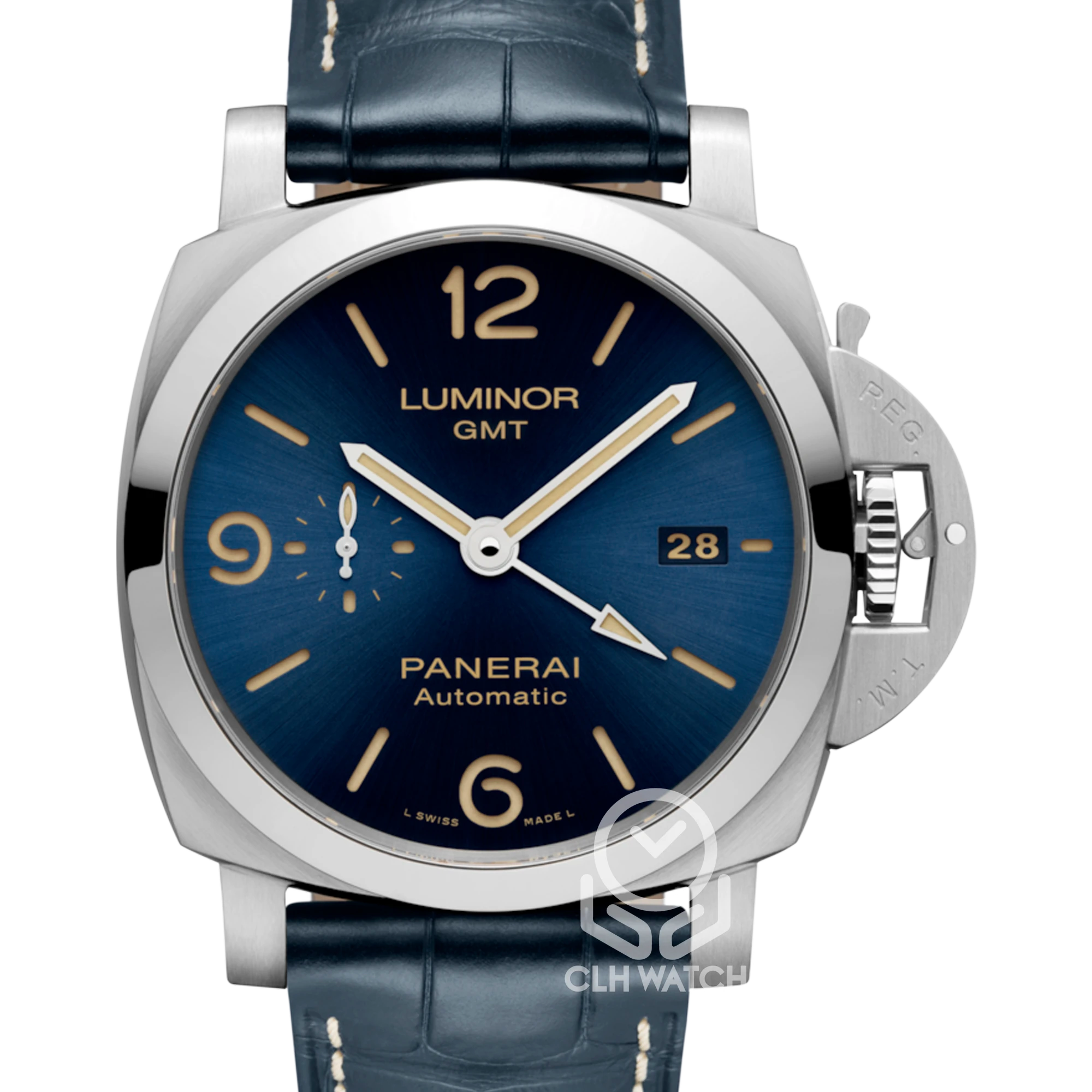 Panerai 沛納海 Luminor GMT PAM01033 PAM1033 兩地時區藍面 44mm 2020年 95%新