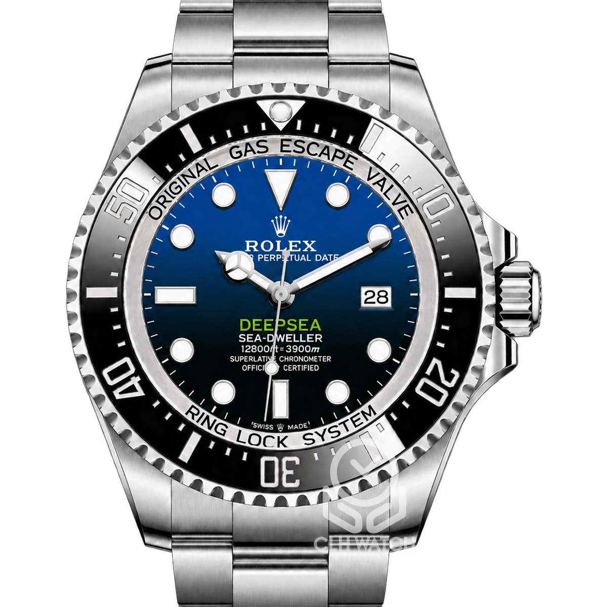 Rolex 勞力士 Deepsea 深海水鬼王 126660DB D-blue 漸層藍面 詹姆斯卡麥隆 黑陶瓷圈 126660