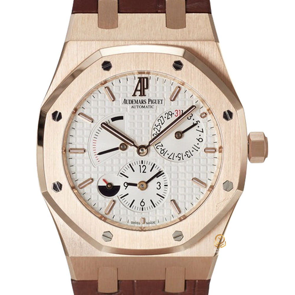 AP愛彼 皇家橡樹Royal Oak Dual Time 26120OR.OO.D088CR.01 39mm 鱷魚皮錶帶