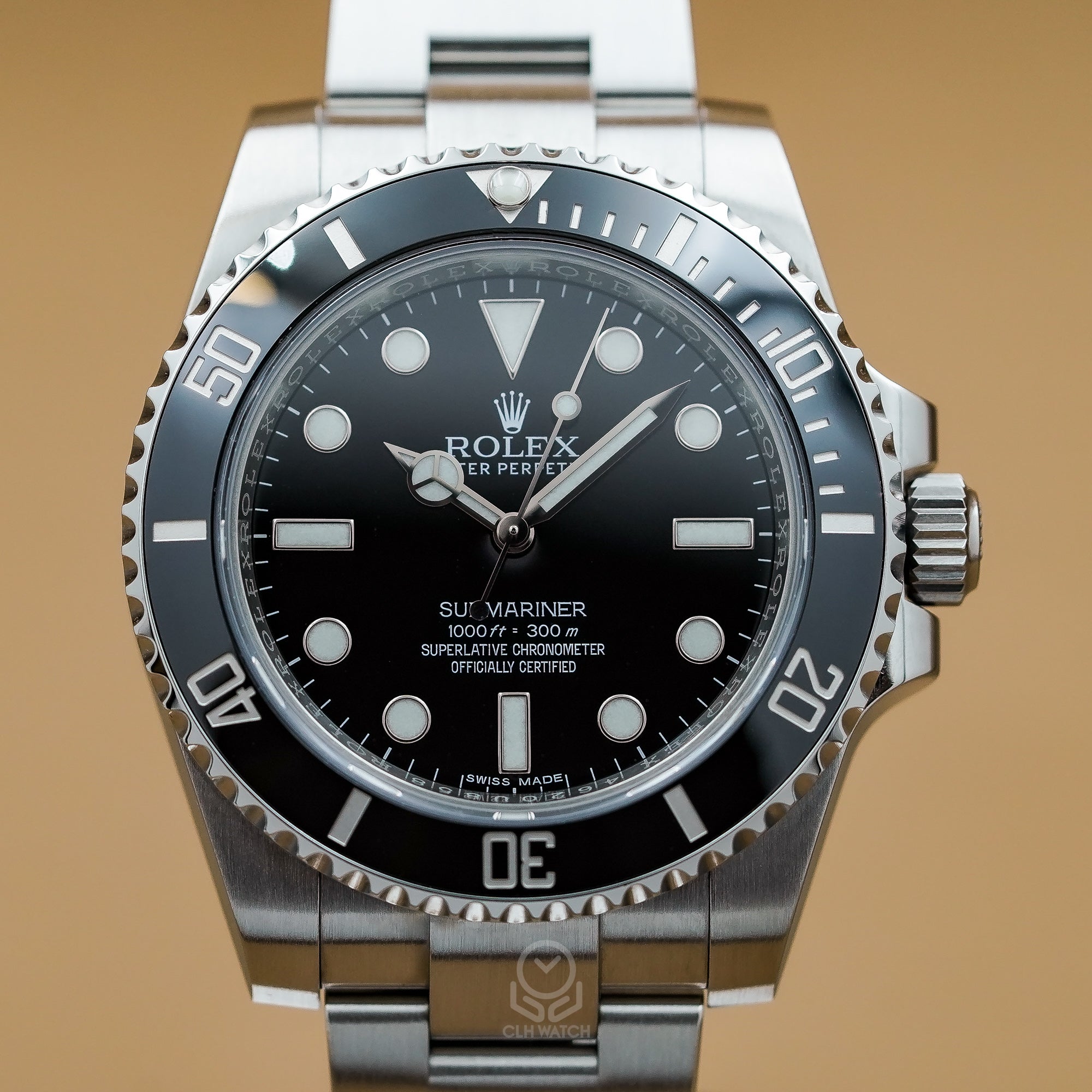 Rolex 勞力士 Submariner 114060 無曆黑水鬼 40mm 2017年 95%新