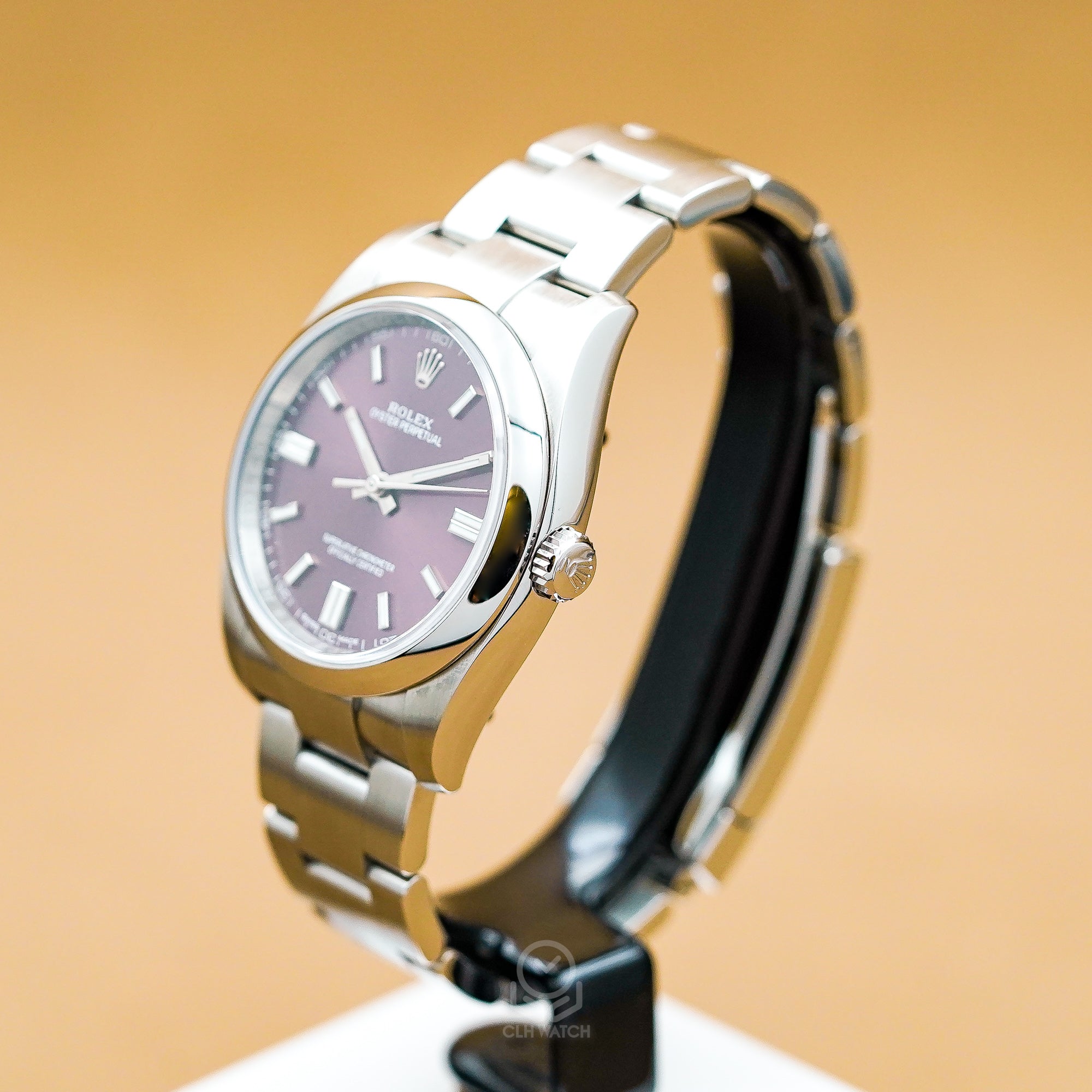 Rolex 勞力士 Oyster Perpetual 116000 葡萄紫面 OP36 36mm 2020年 95%新