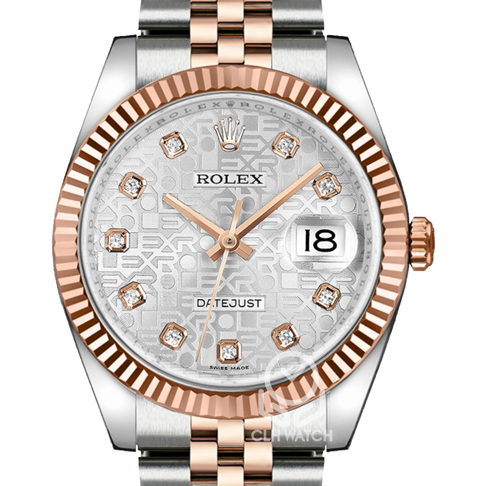 Rolex 勞力士 Datejust 36系列 116231 18K玫瑰金 半金 白銀電腦面 DJ36 36mm 2013年台灣公司貨 95%新